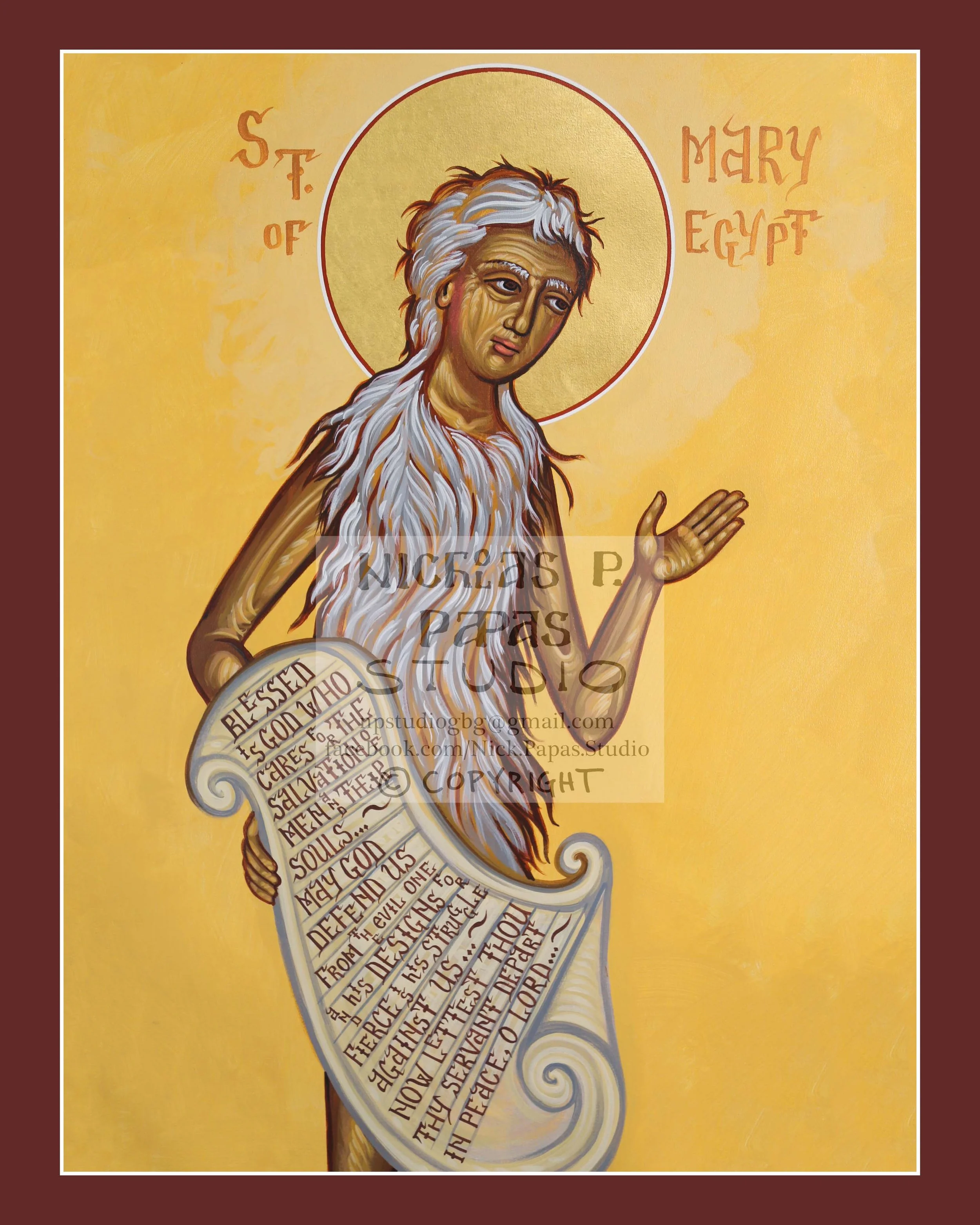 Mary of Egypt (A)(8"x10"x3/4")