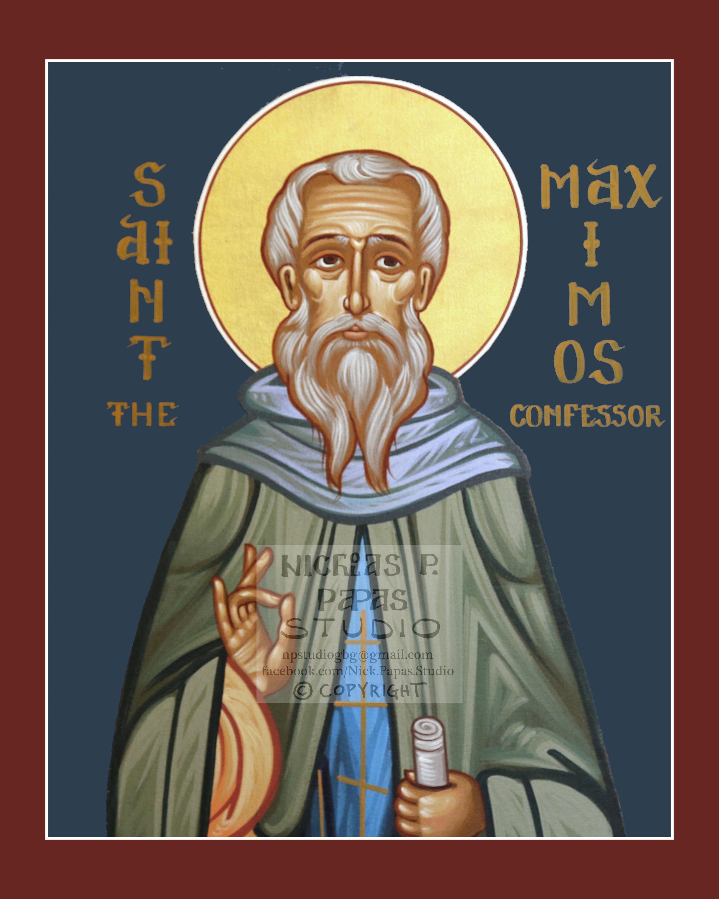 Maximos the Confessor (B) (8"x10"x3/4")