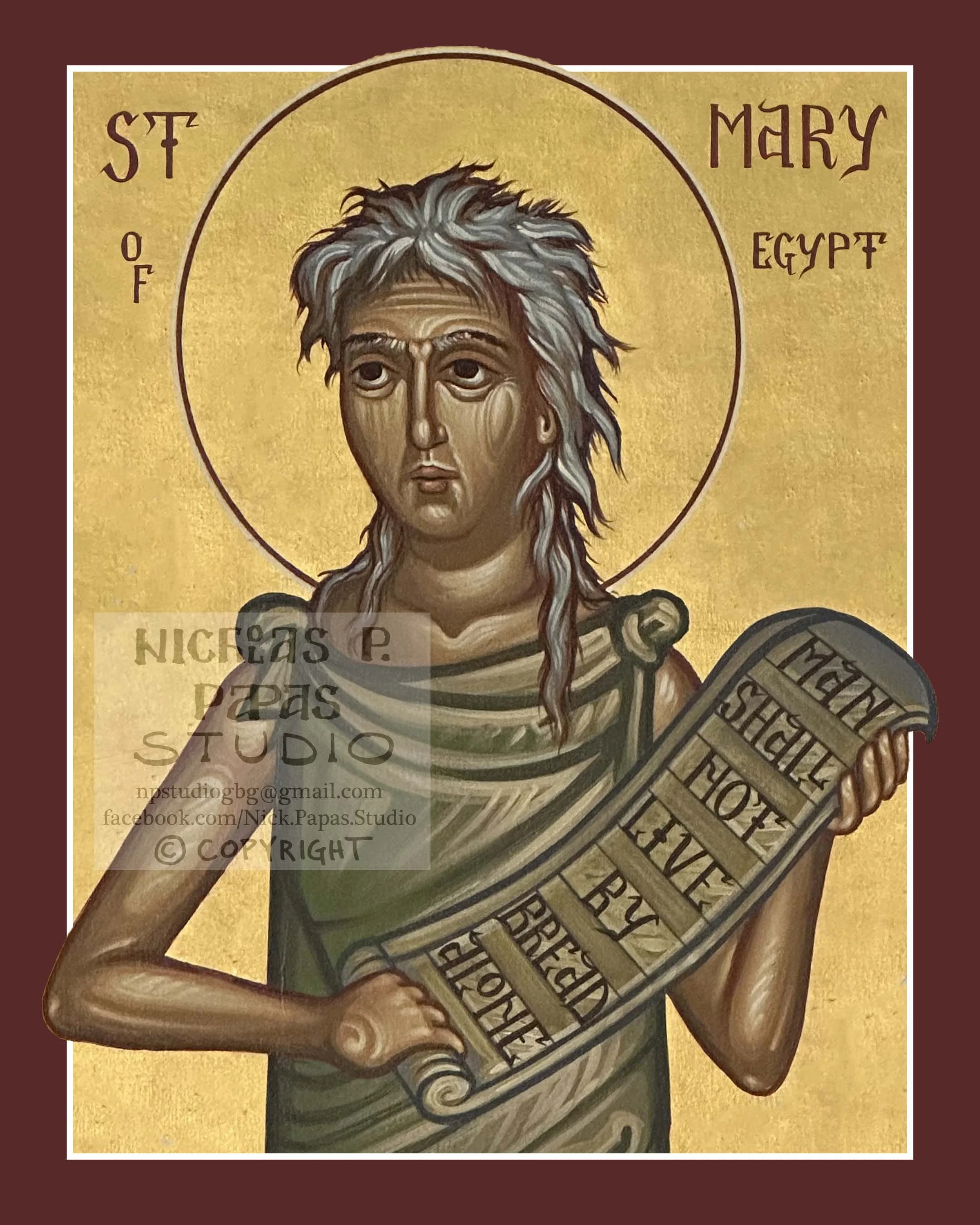 Mary of Egypt (C)(8"x10"x3/4")