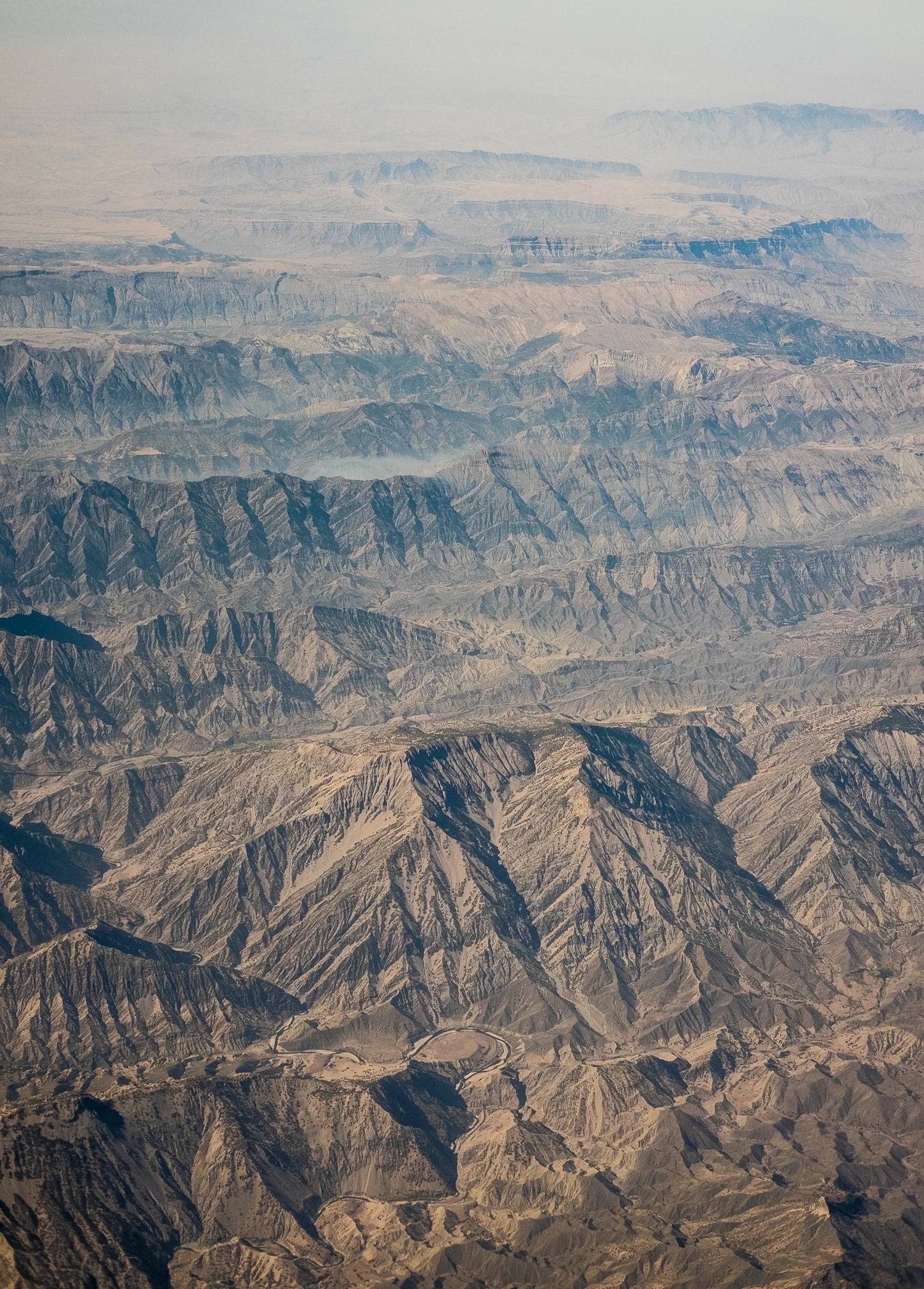 Flying over Iran