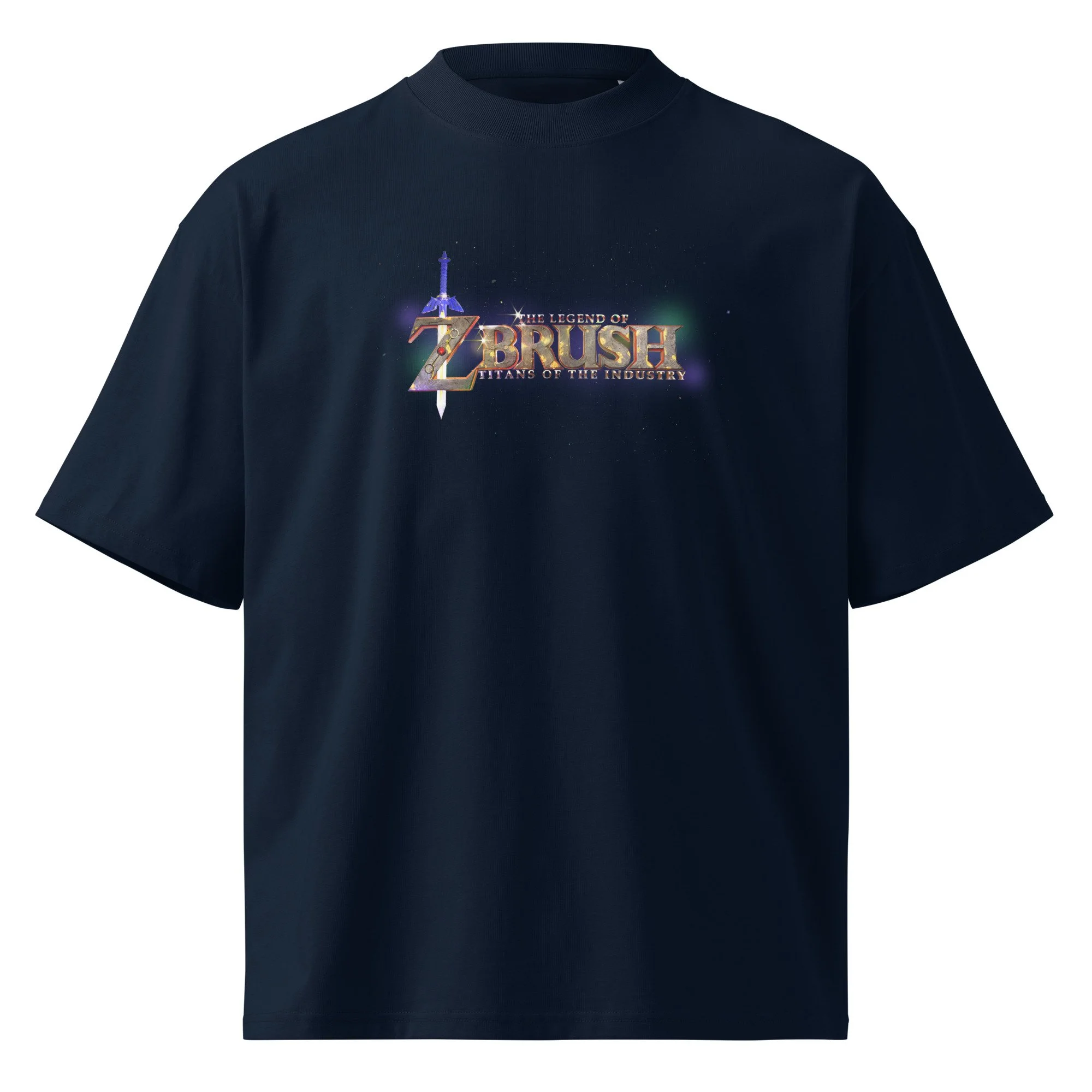 unisex-organic-oversized-high-neck-t-shirt-french-navy-front-68a2a9b807c86.jpg