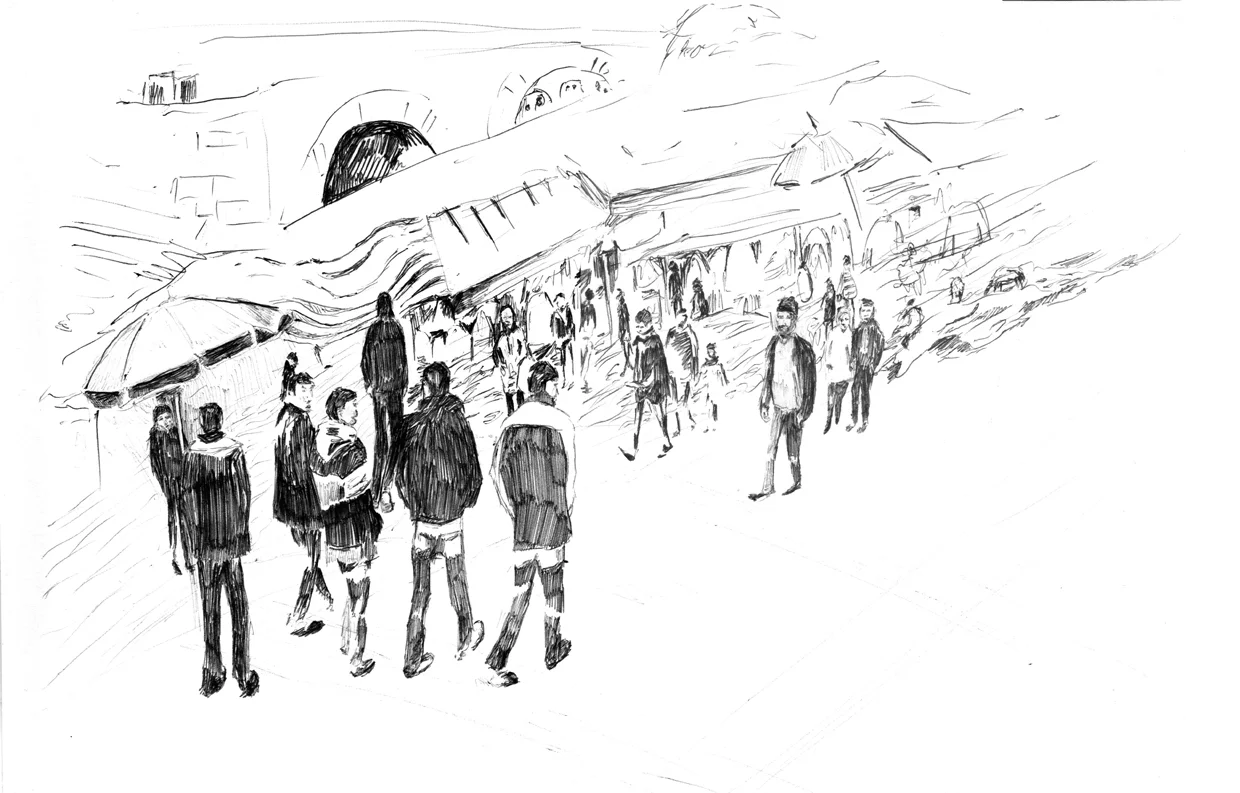 Untitled, 2005. Bic pen on paper.