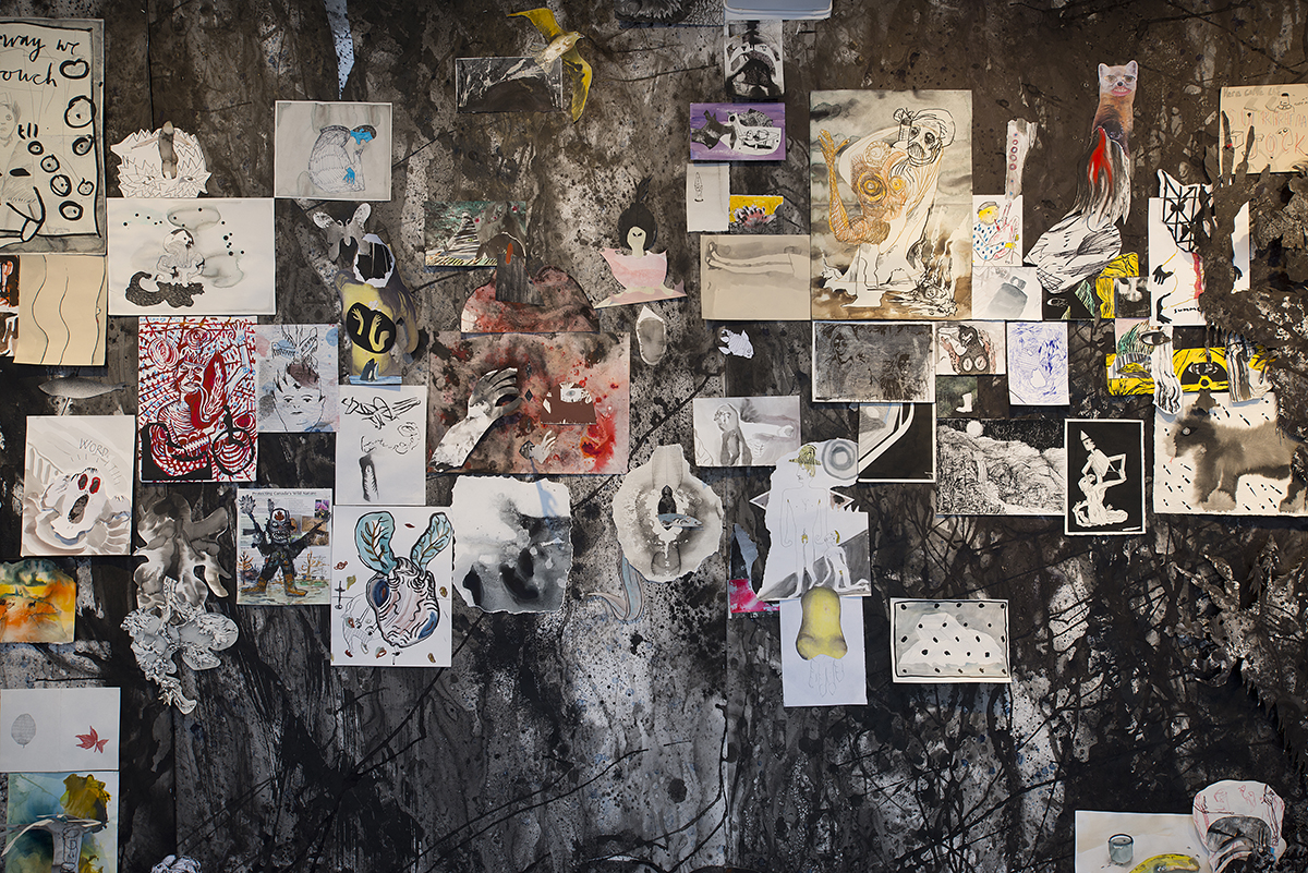 Six Ghosts Spell Unknown Alphabet, 2014. 