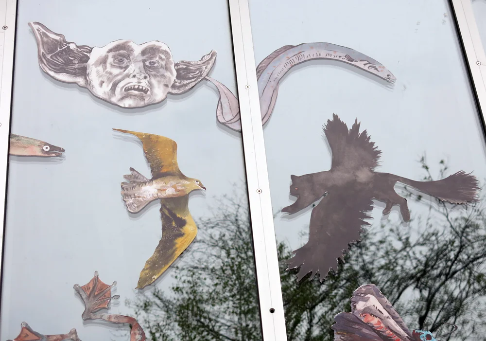 Gargoyles and Drifters, 2014. Vinyl. Dimensions vary.