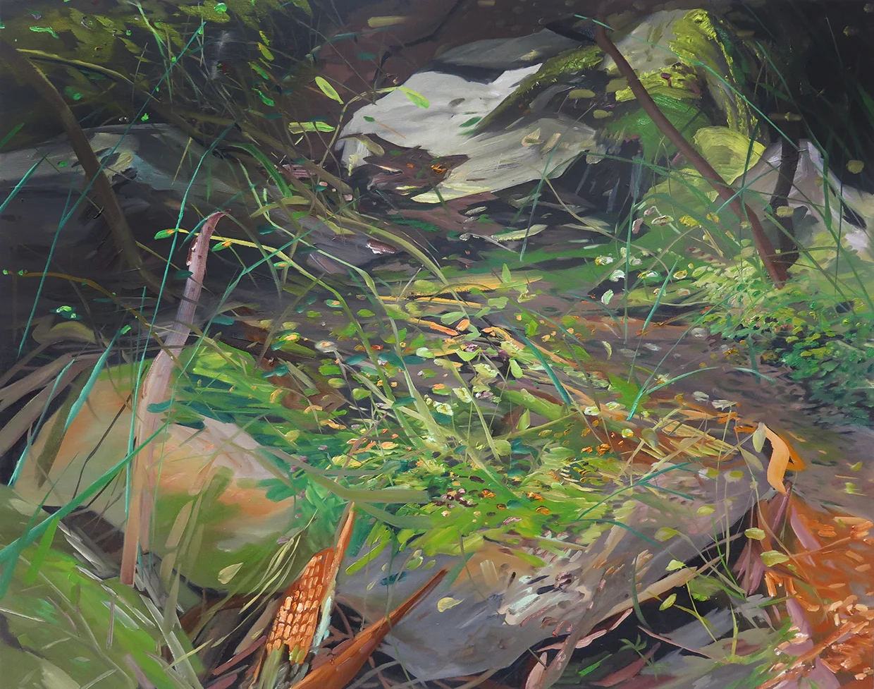 "On George Hill" Oil on canvas, 36" x 46"