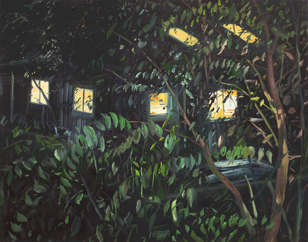 "Studio at Night" Oil on canvas, 48" x 60"