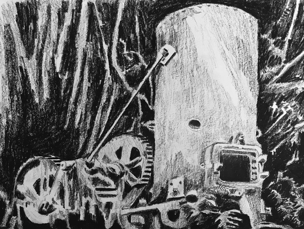 West Coast Trail field sketches Graphite on paper