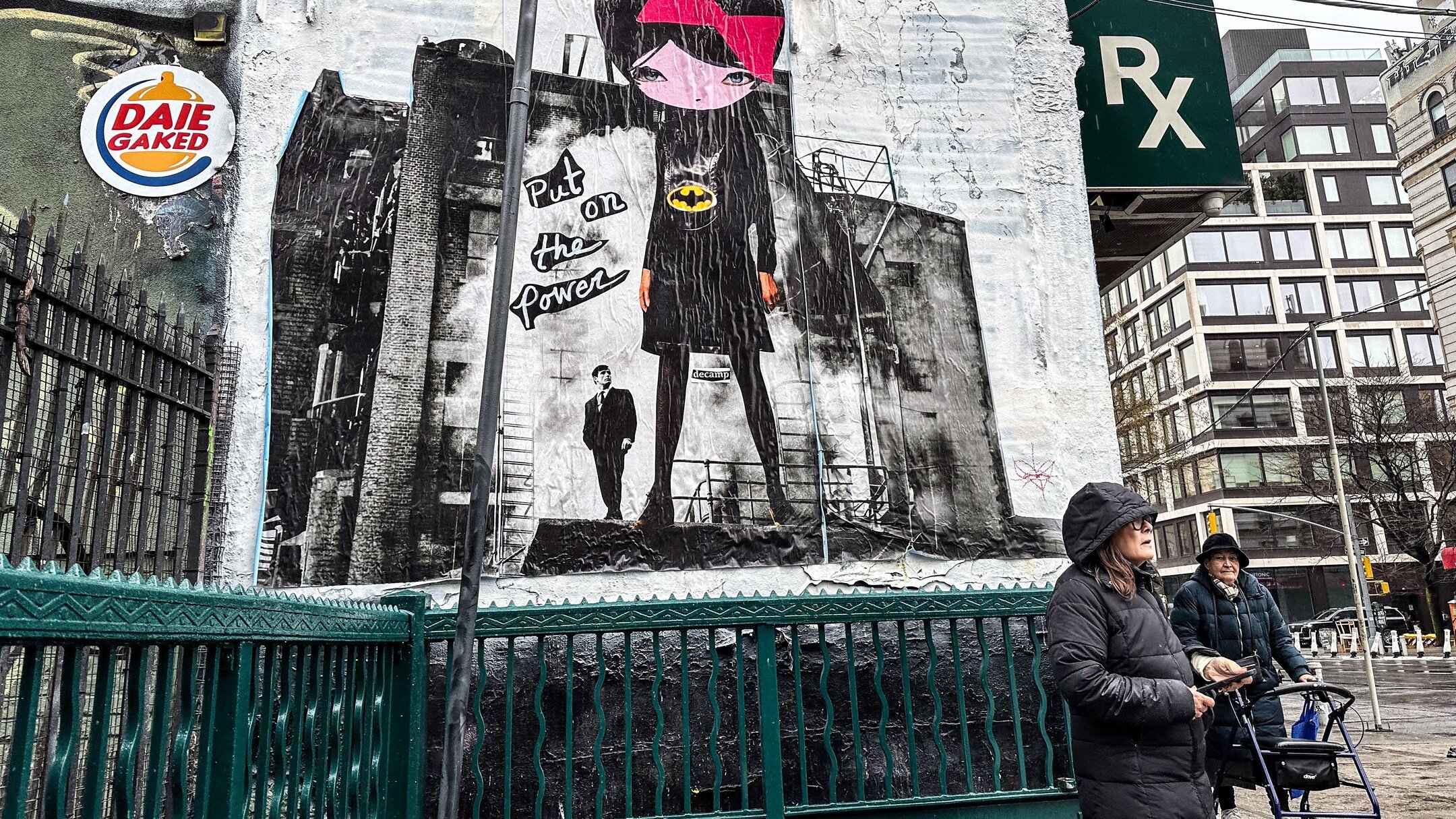 Put on the Power / The hero Gotham deserves // New work by @phoebenewyork at 2nd Ave