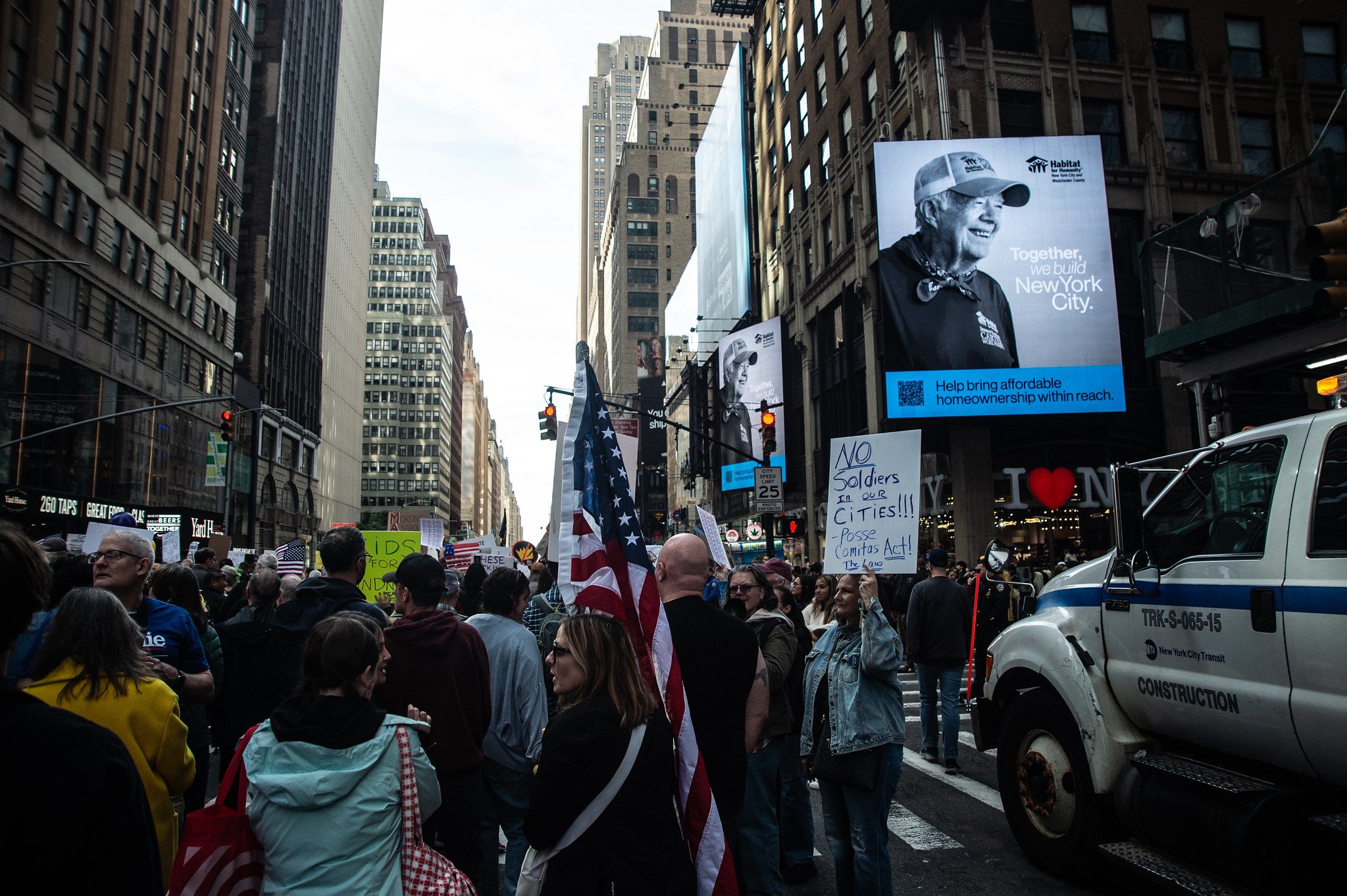 No Kings March, NY - 20 October 2025