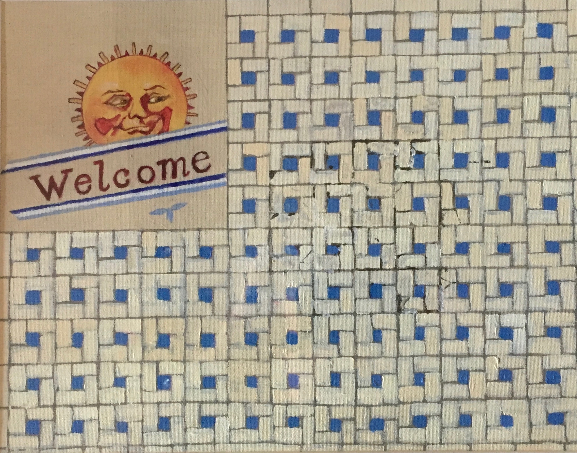Barton Springs welcome tile