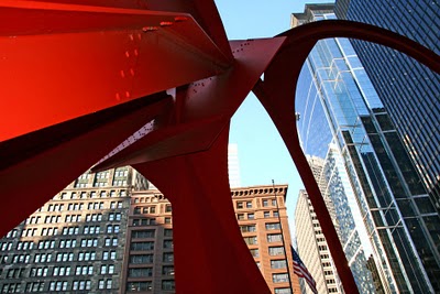 Source: Chicago Outdoor Sculptures . The Flamingo.
