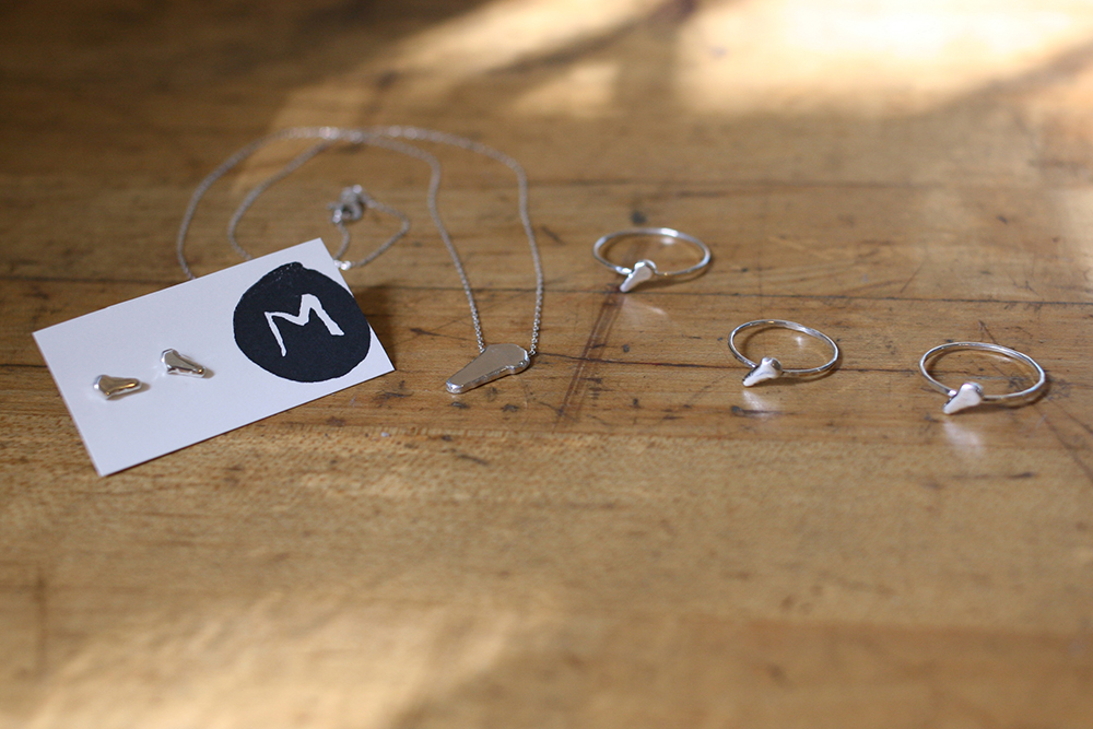 The first round of custom pieces in Sterling Silver, we're working on new designs to sprinkle in through-out the season...