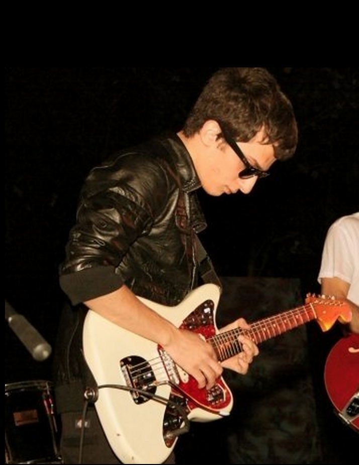 1990 Fender Jaguar, which now belongs to my partner in noise .