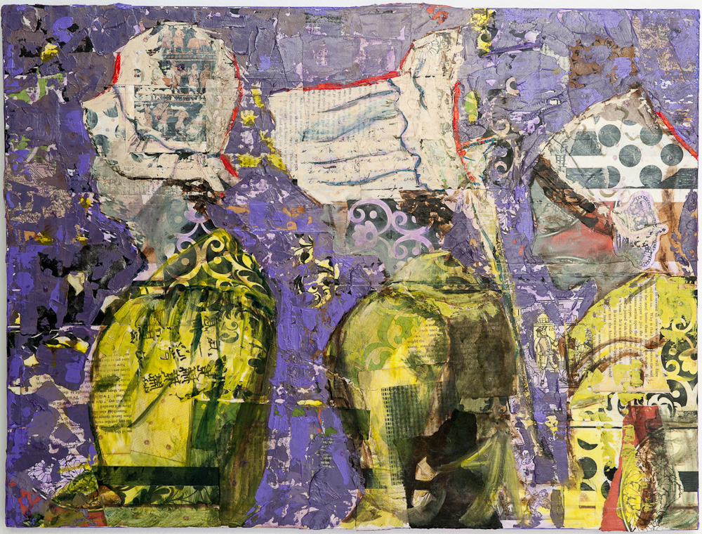 Silesian Women, 18 x 24, Mixed Media