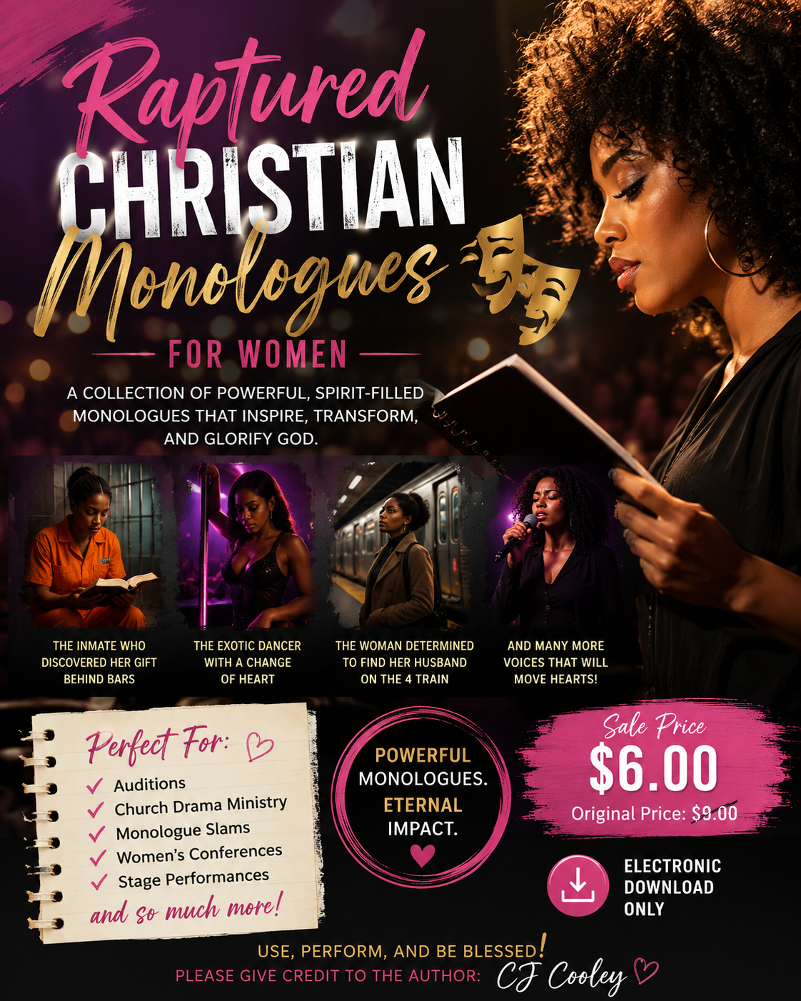 Raptured Christian Monologues for women