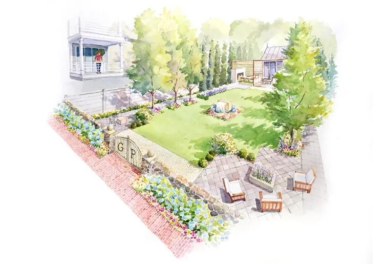 Private_Garden_Watercolor_New_Canaan_Teek_Eaton-Koch