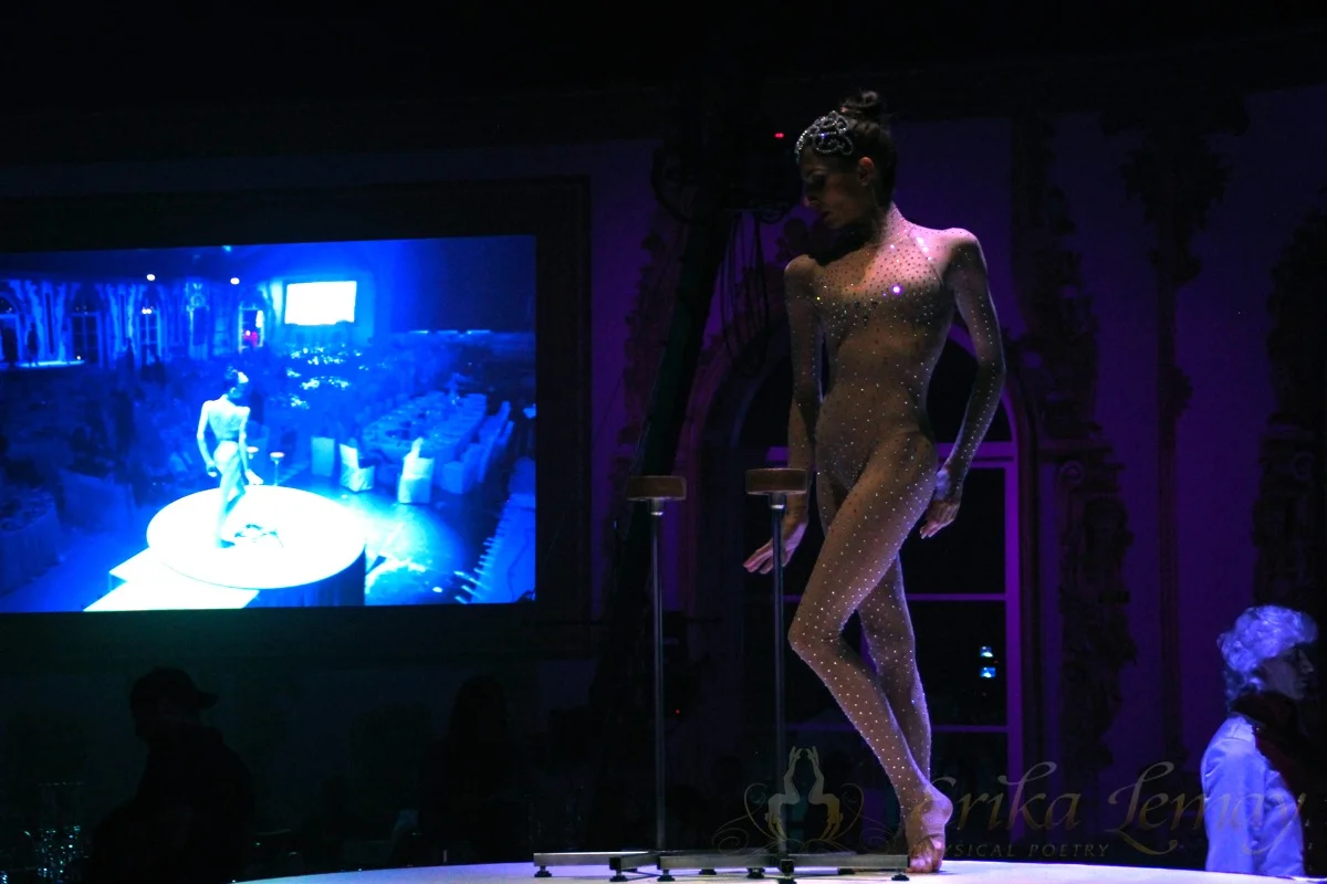Erika on her central stage