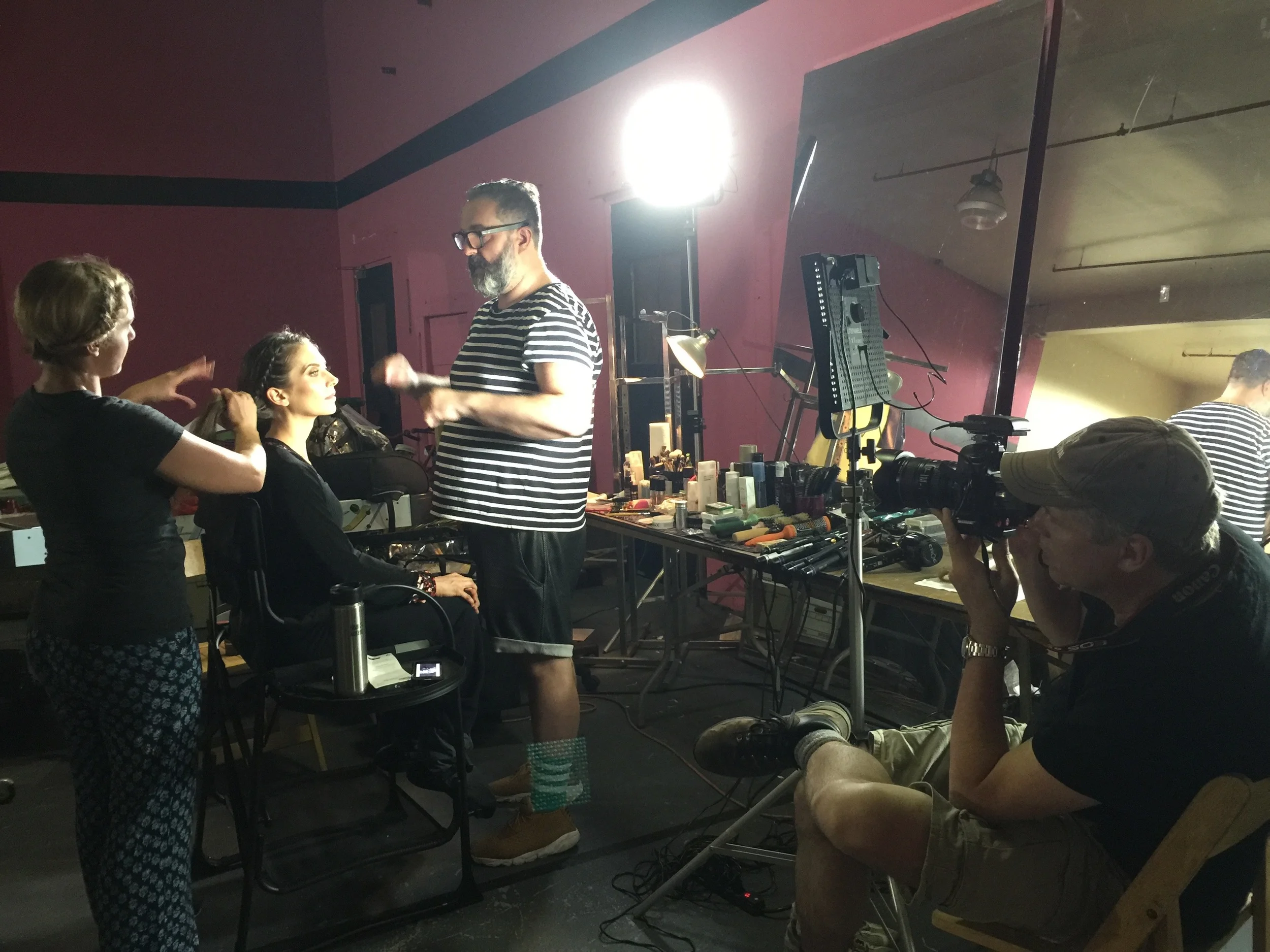 Hair and Make up by Jenna Garagiola Styling by Simone Guidarelli video making by Mark Kirkland