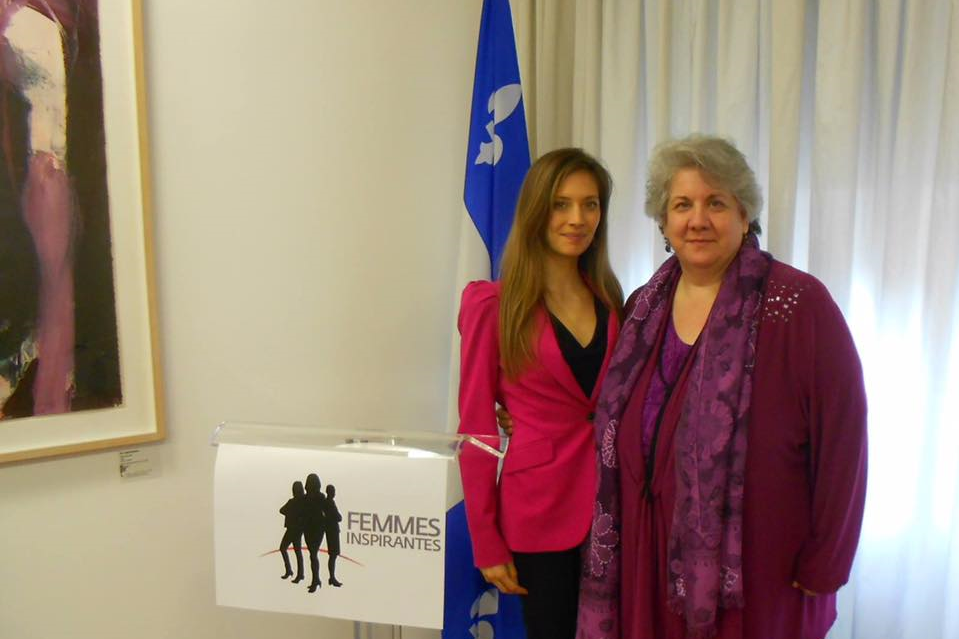 Erika Lemay & Amalia Daniela Renosto, déléguée du Québec en Italie