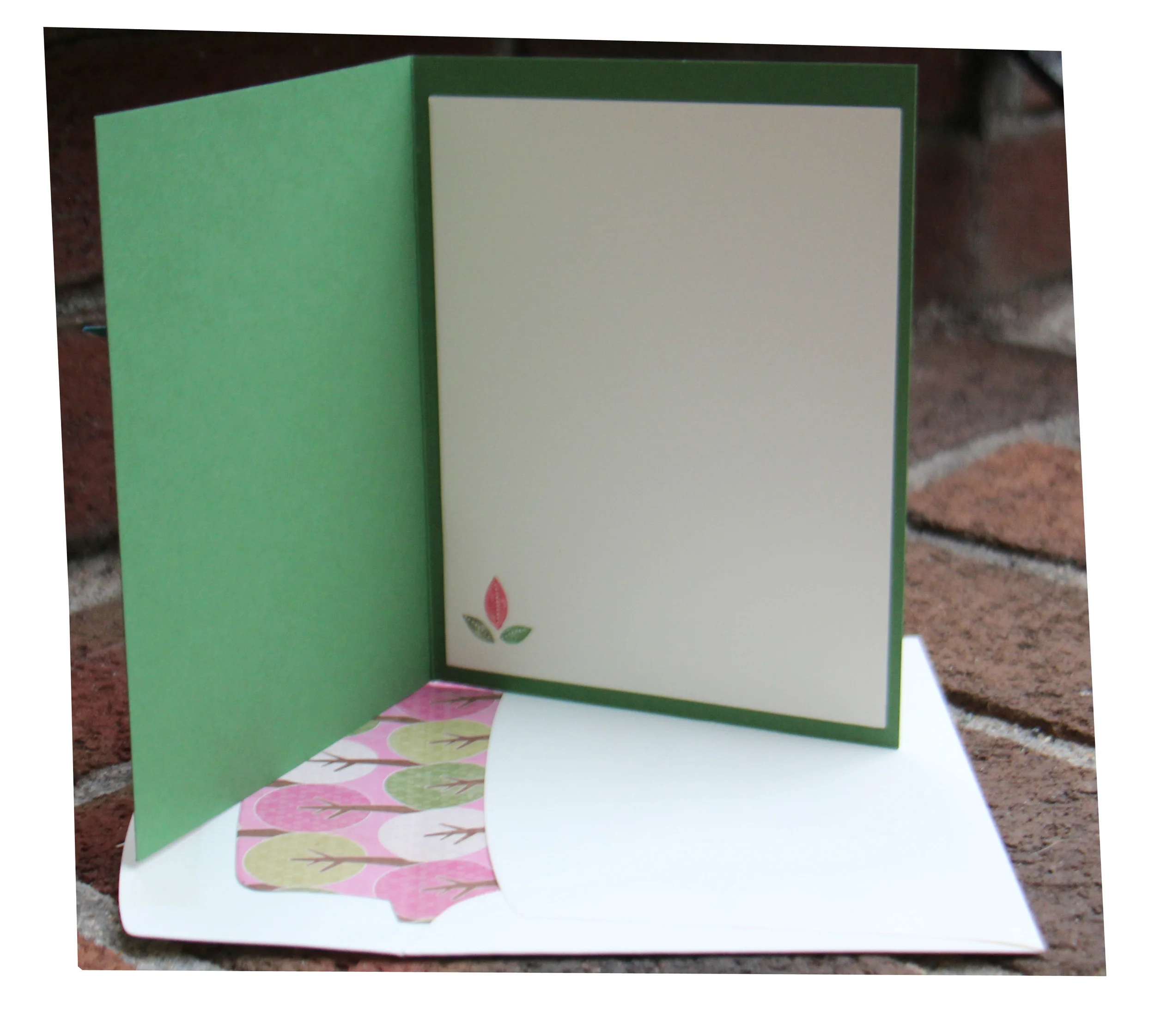 envelope liner and inside of card