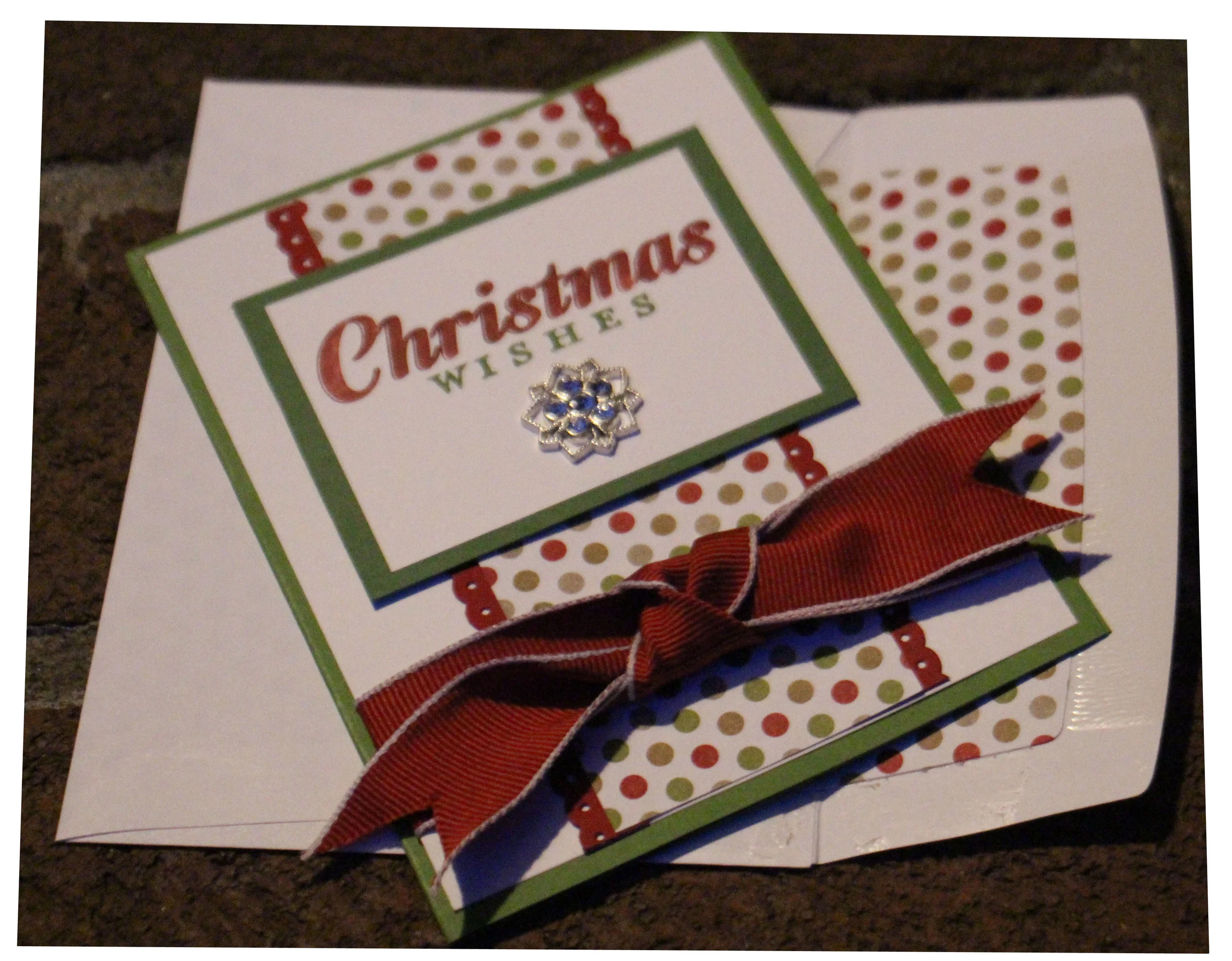 Christmas Wishes and Lined Envelope