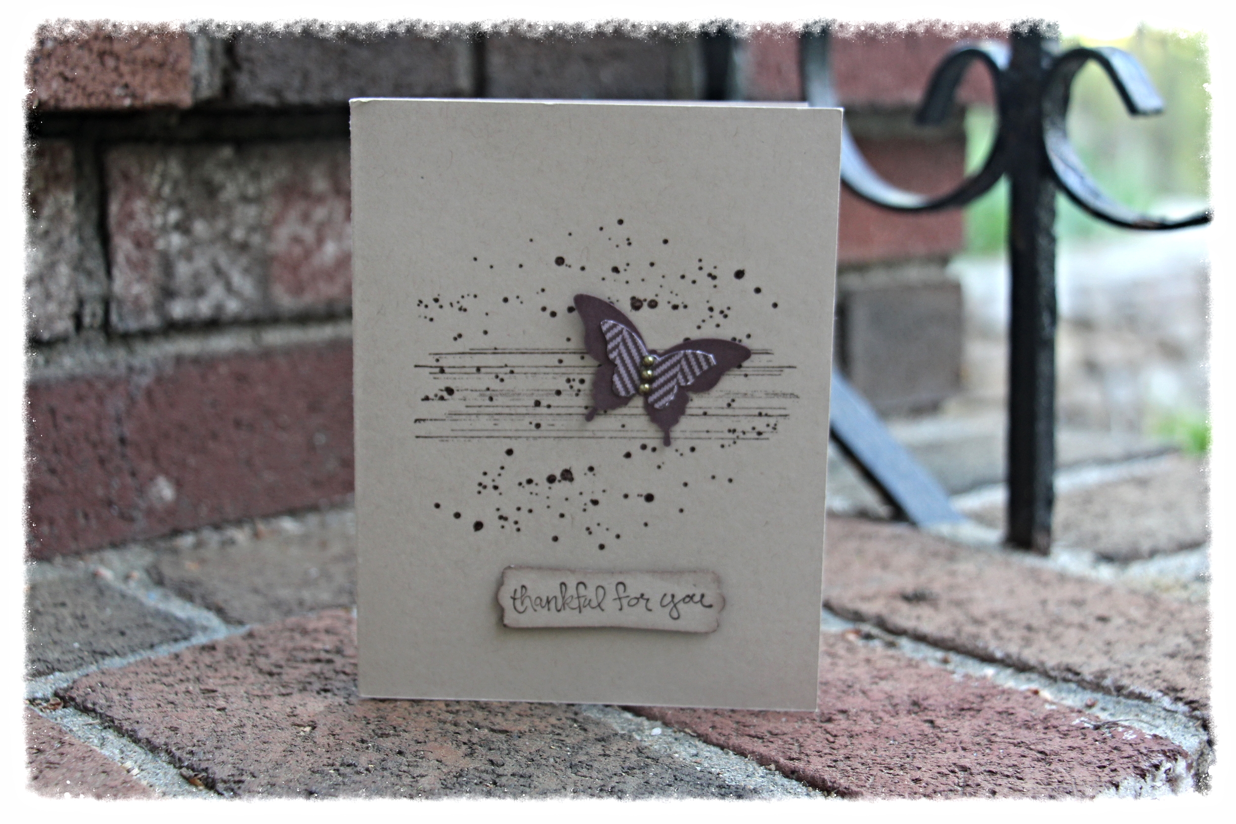 A simple masculine card for that special Father in your life...simple and neutral Father's Day card