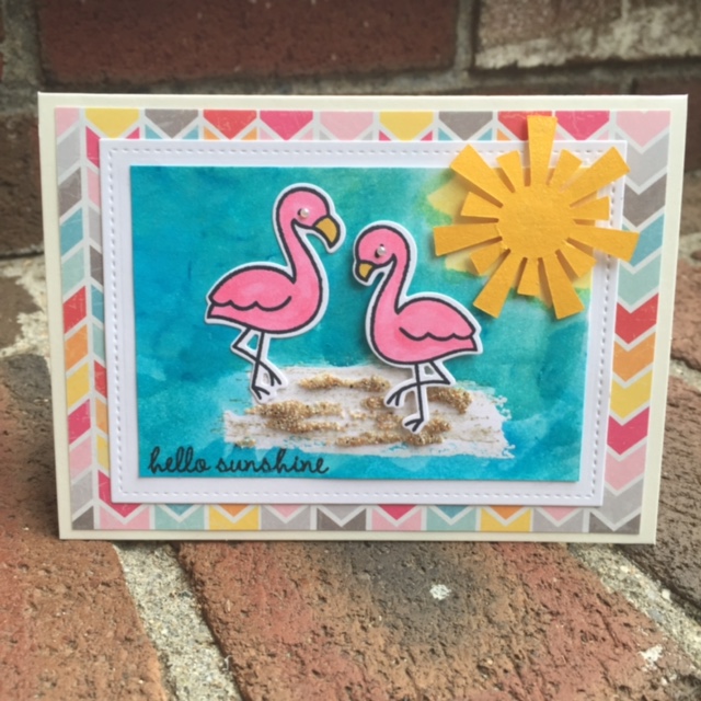hot, sunny and cheerful