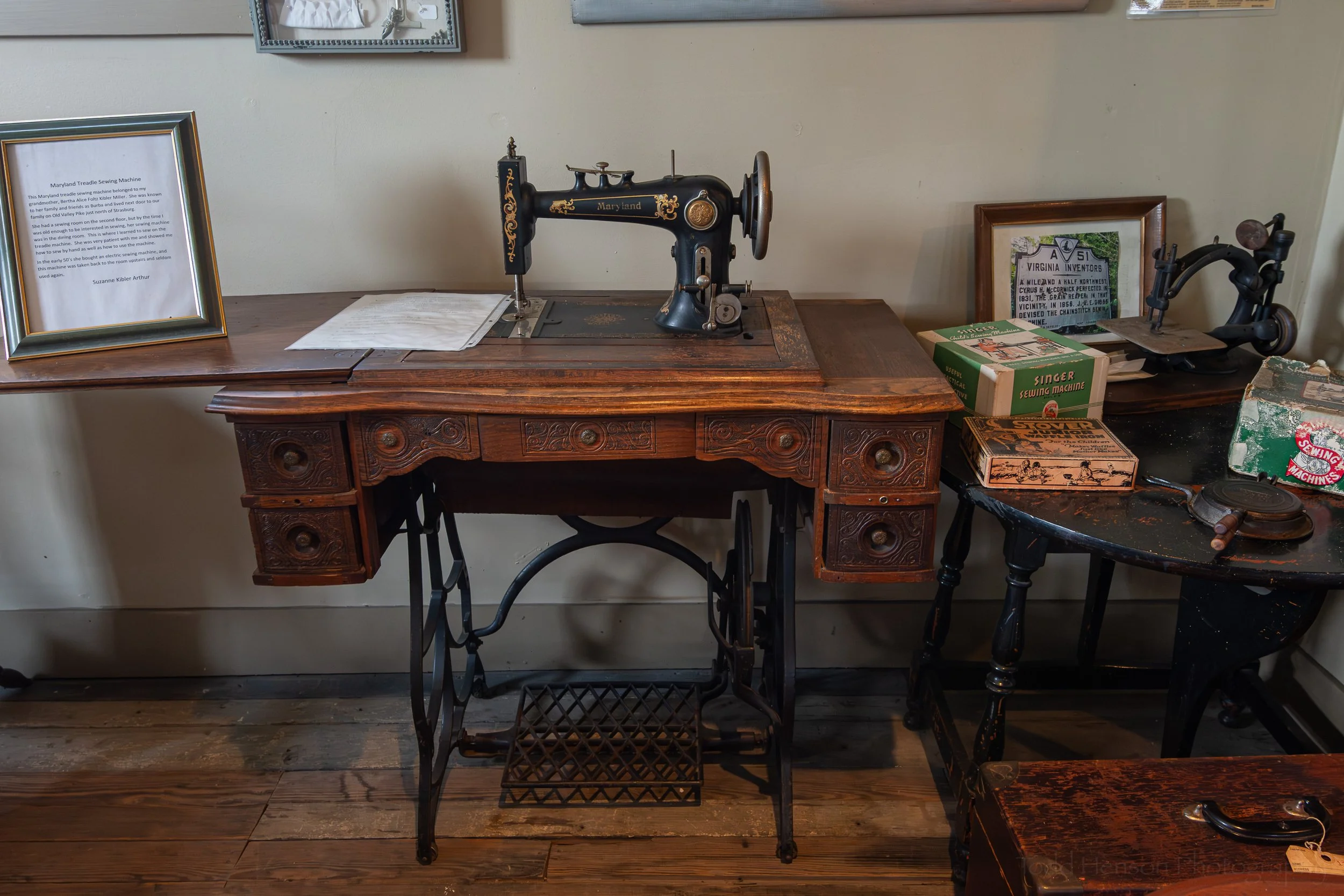 A Maryland Treadle Sewing Machine