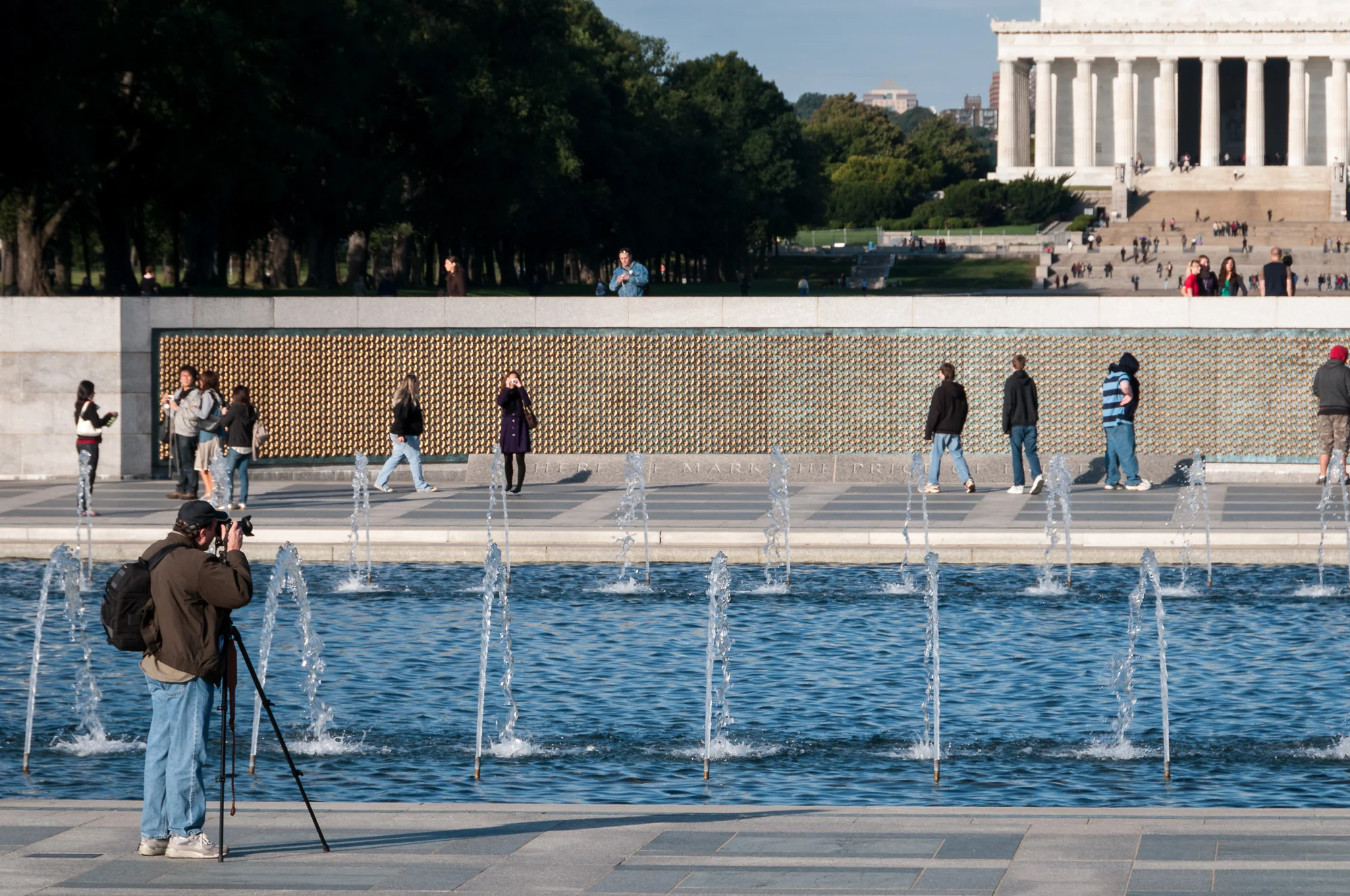 How to handle tourists and other people in images
