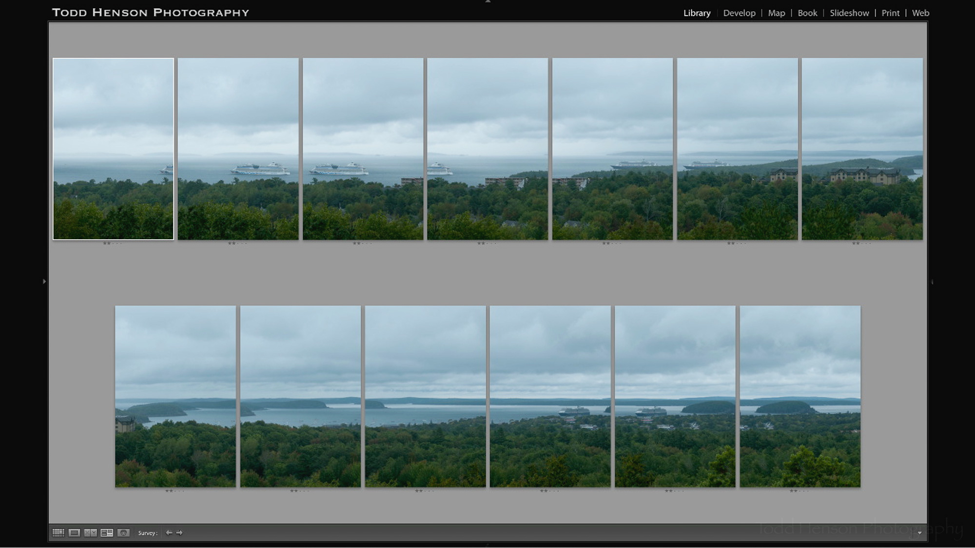 Step 1: Select all the images