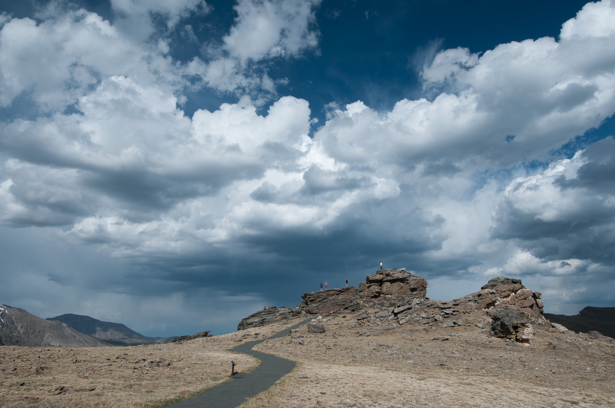 Facing the Storm, unprocessed raw color photo, straight out of camera