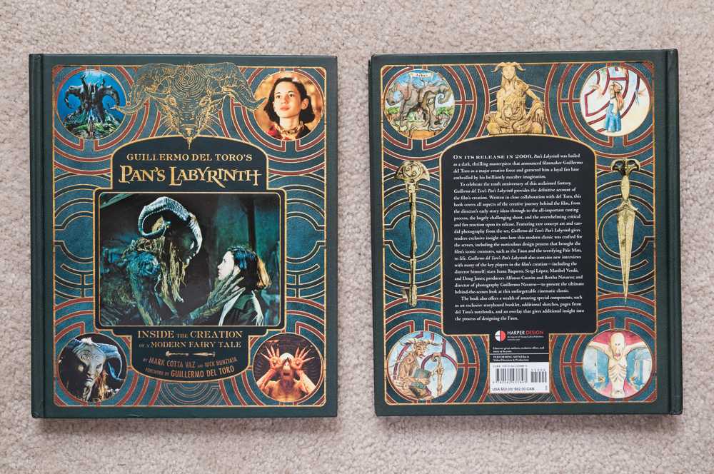 Front and back cover of Guillermo del Toro's Pan's Labyrinth