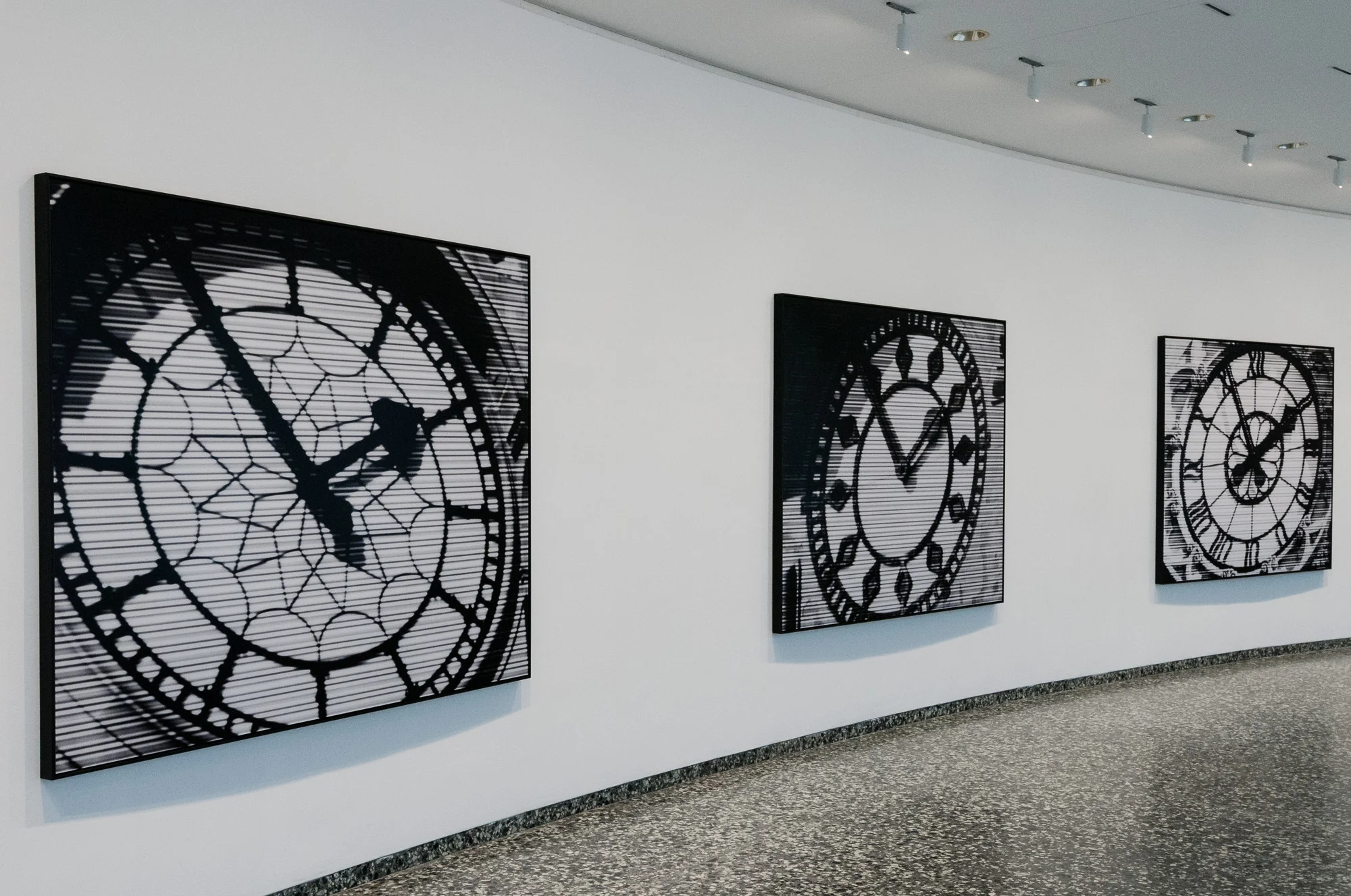 World Time Clock by Bettina Pousttchi in the Smithsonian Hirshhorn Museum