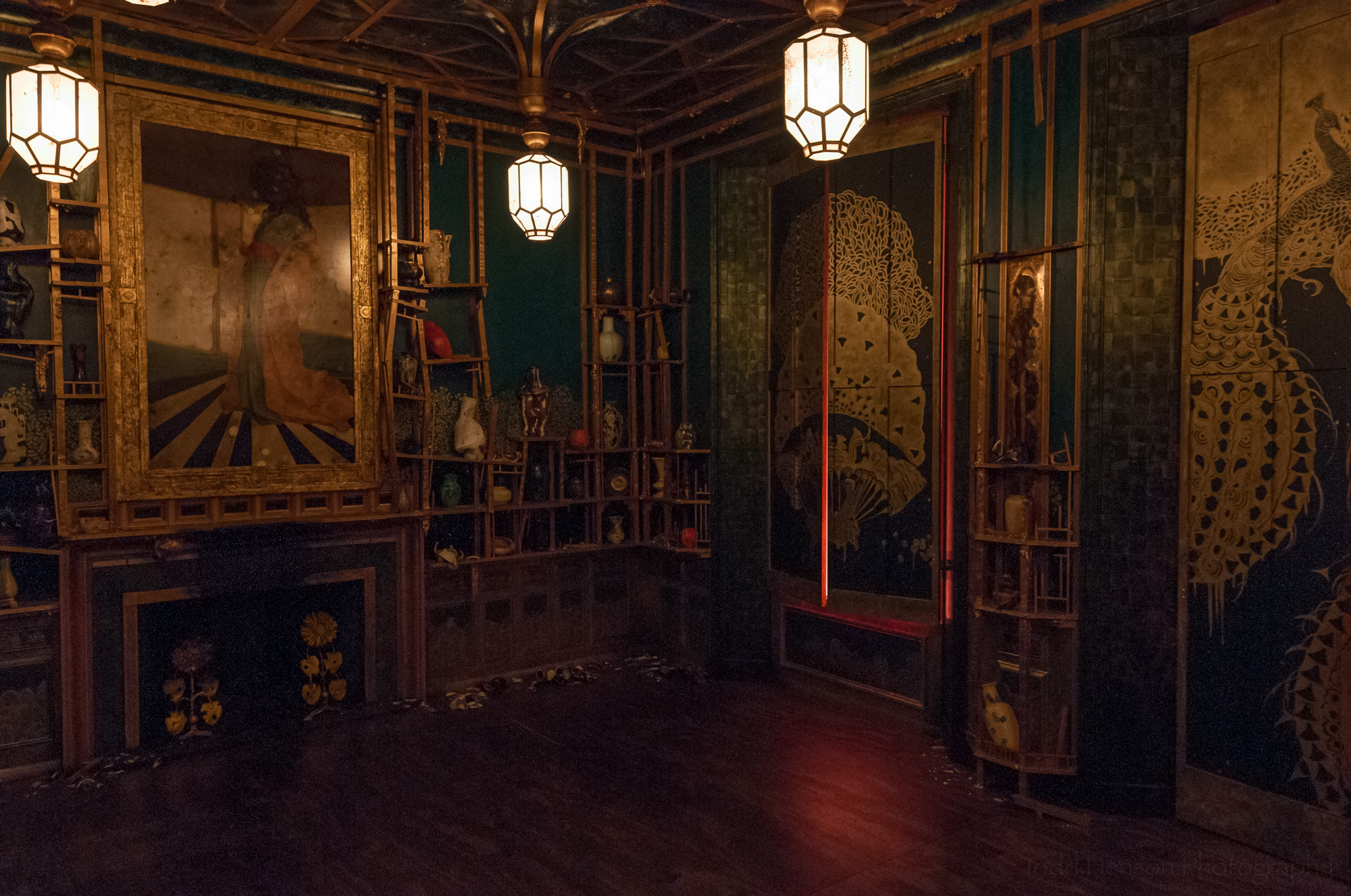 Filthy Lucre , Peacock Room ReMix at the Sackler Gallery