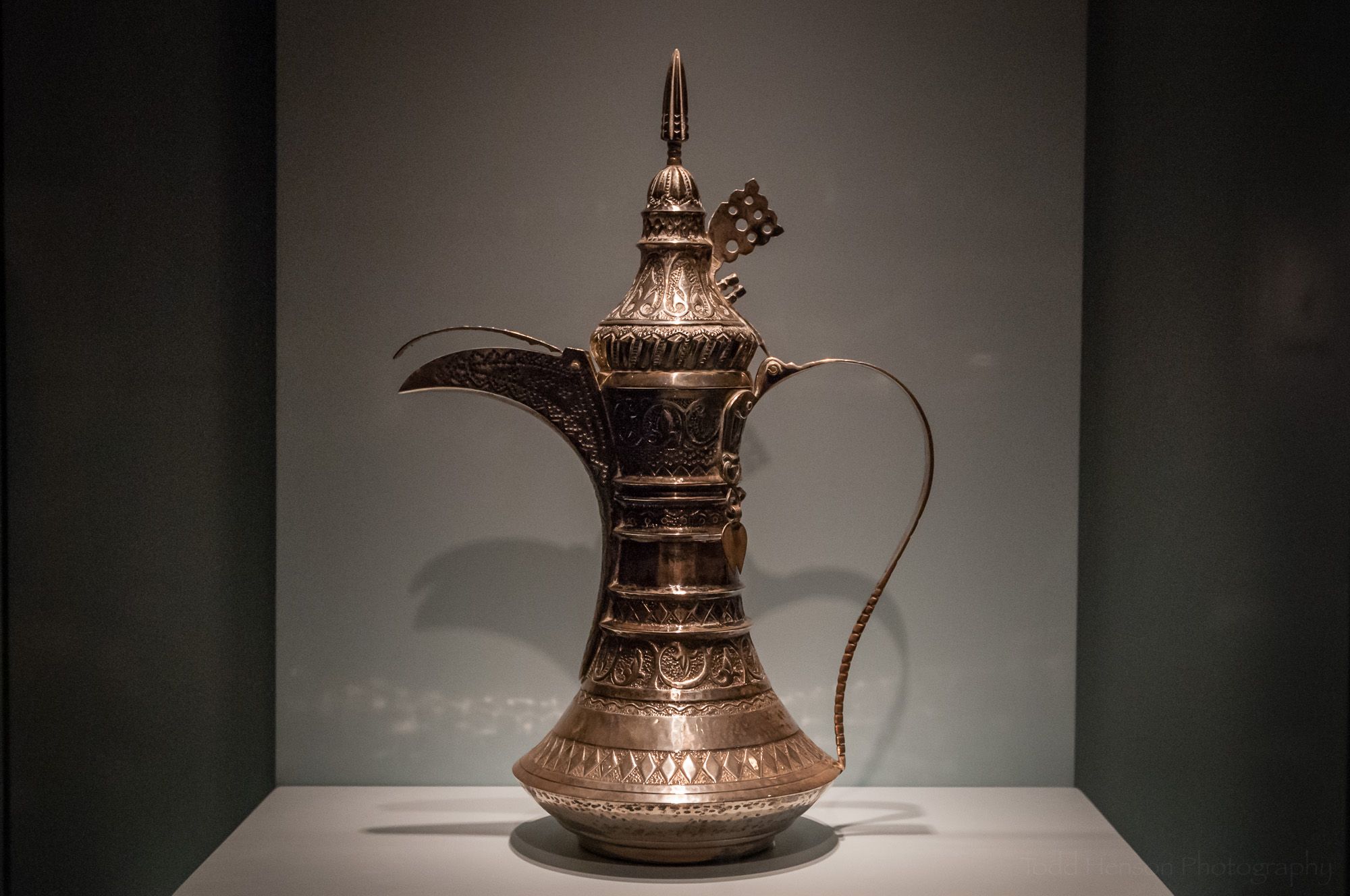 Silver coffee pot from the Sultanate of Oman