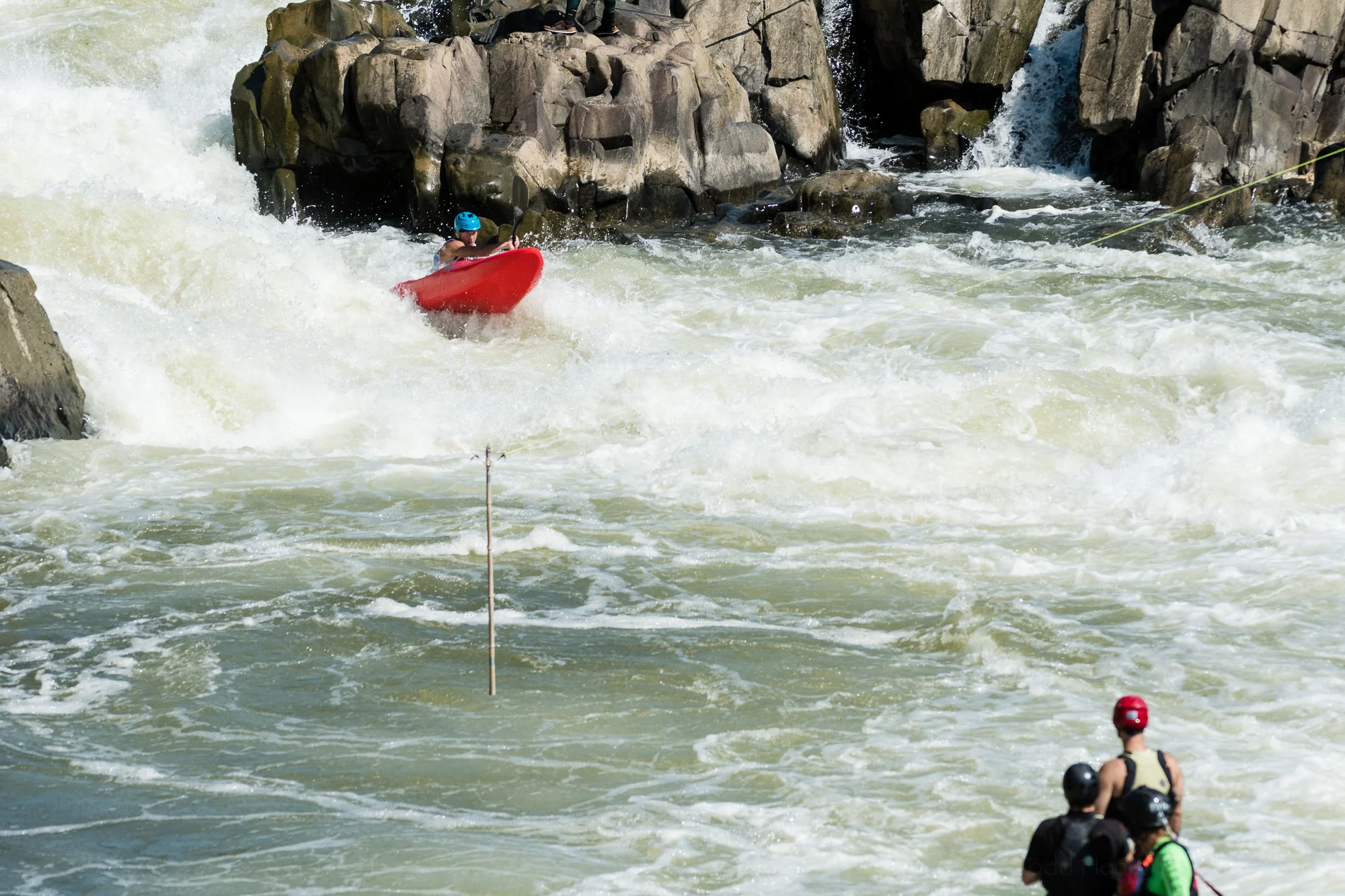 Being propelled out of S-Turn, Jason Beakes' eyes lock onto the next slalom gate.