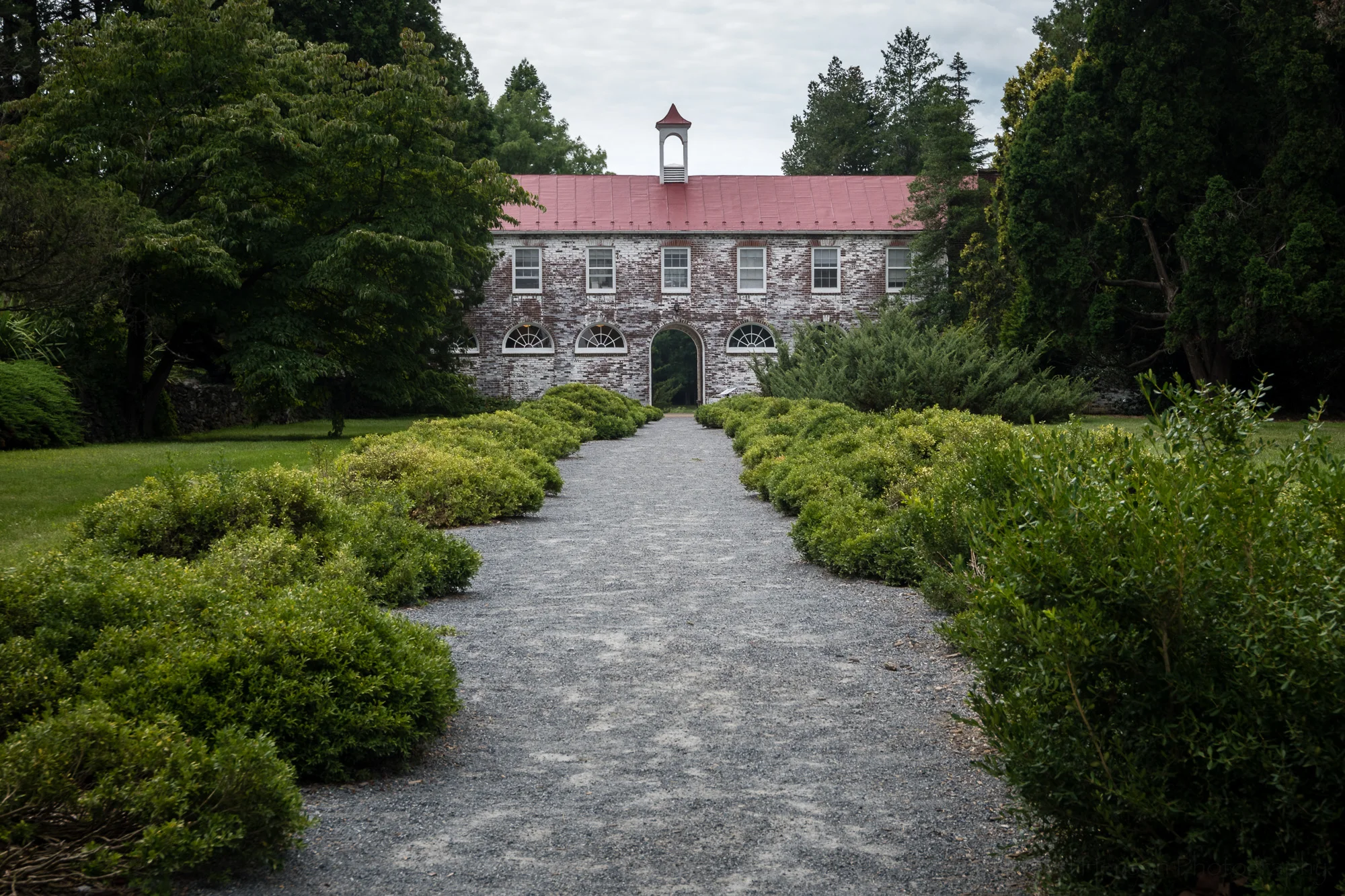 The Quarters, housing the visitor's center, offices, dormitories for students and scientists, and headquarters for several societies.