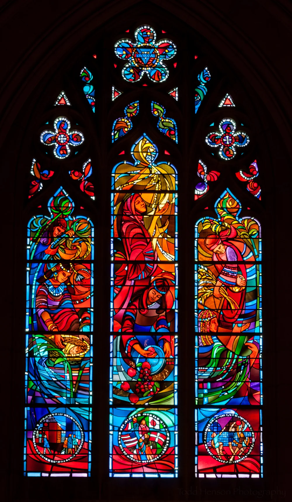 Sampling Of Stained Glass Windows From Washington National Cathedral Todd Henson Photography