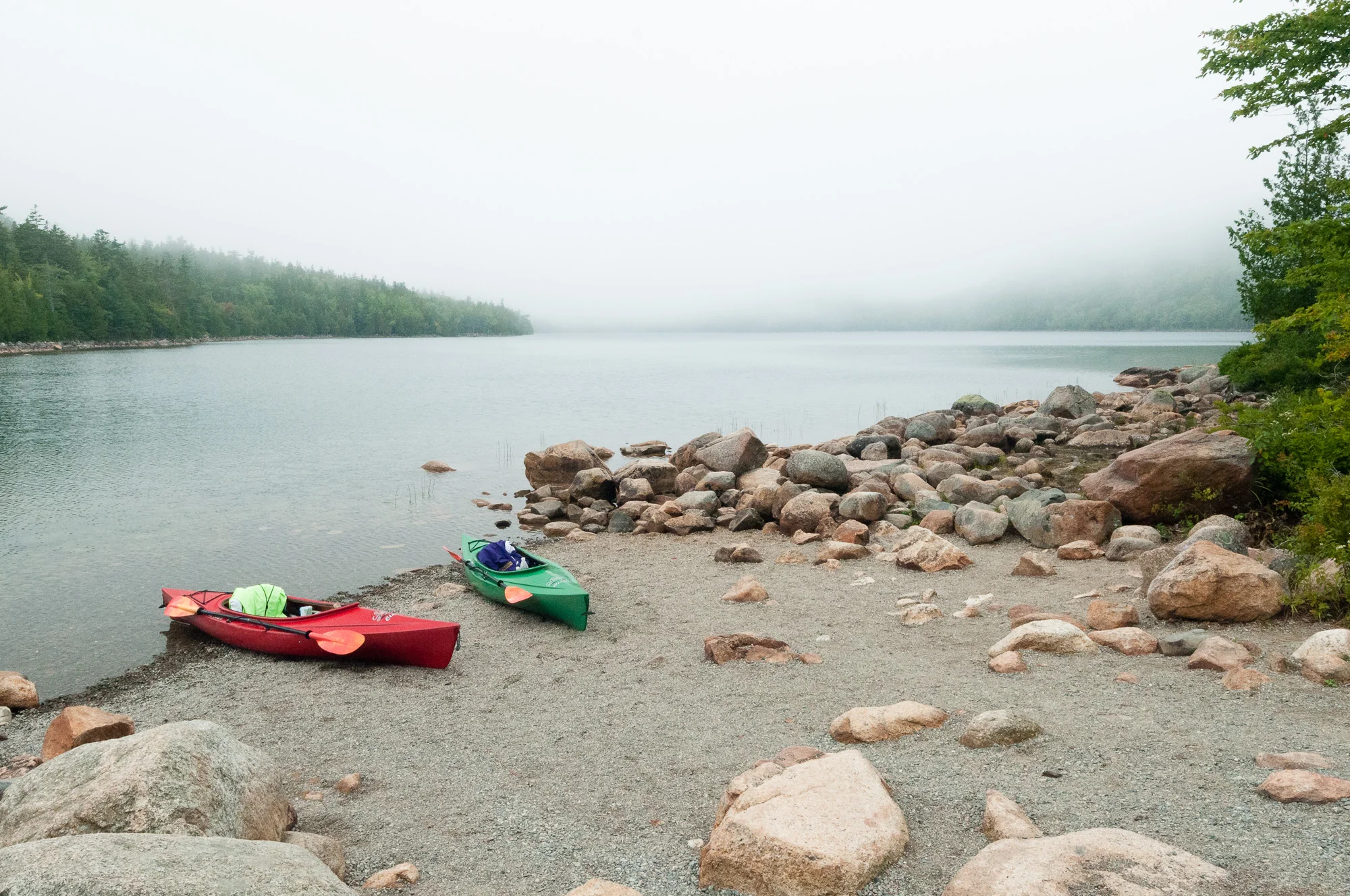 After Kayaking Jordan Pond