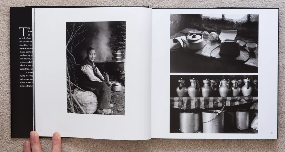 Pages 22 - 23 of Andrea Baldeck's Himalaya: Land of the Snow Lion .