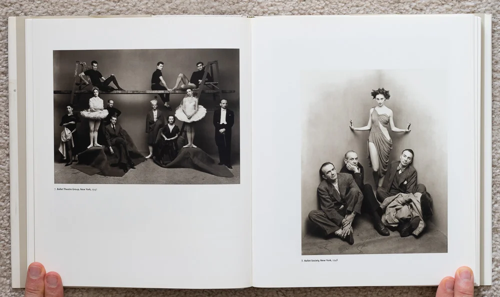 Irvin Penn: Platinum Prints. P late 7: Ballet Theatre Group, New York, 1947. Plate 8: Ballet Society, New York, 1948
