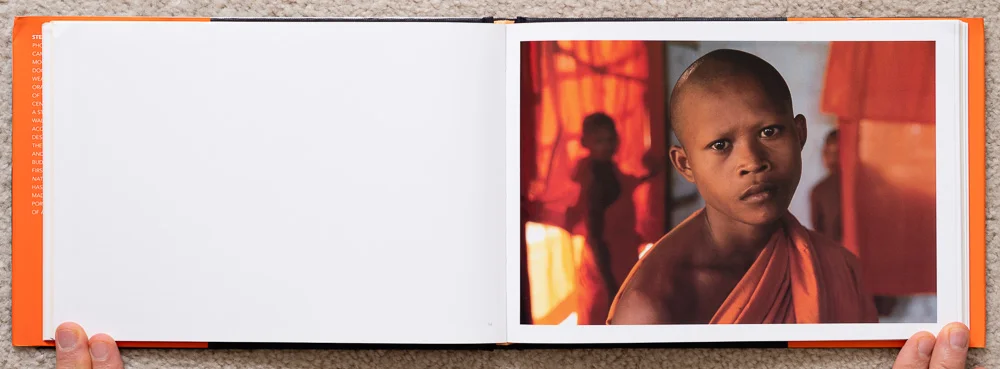Pages 54-55. Portrait of a Buddhist monk.