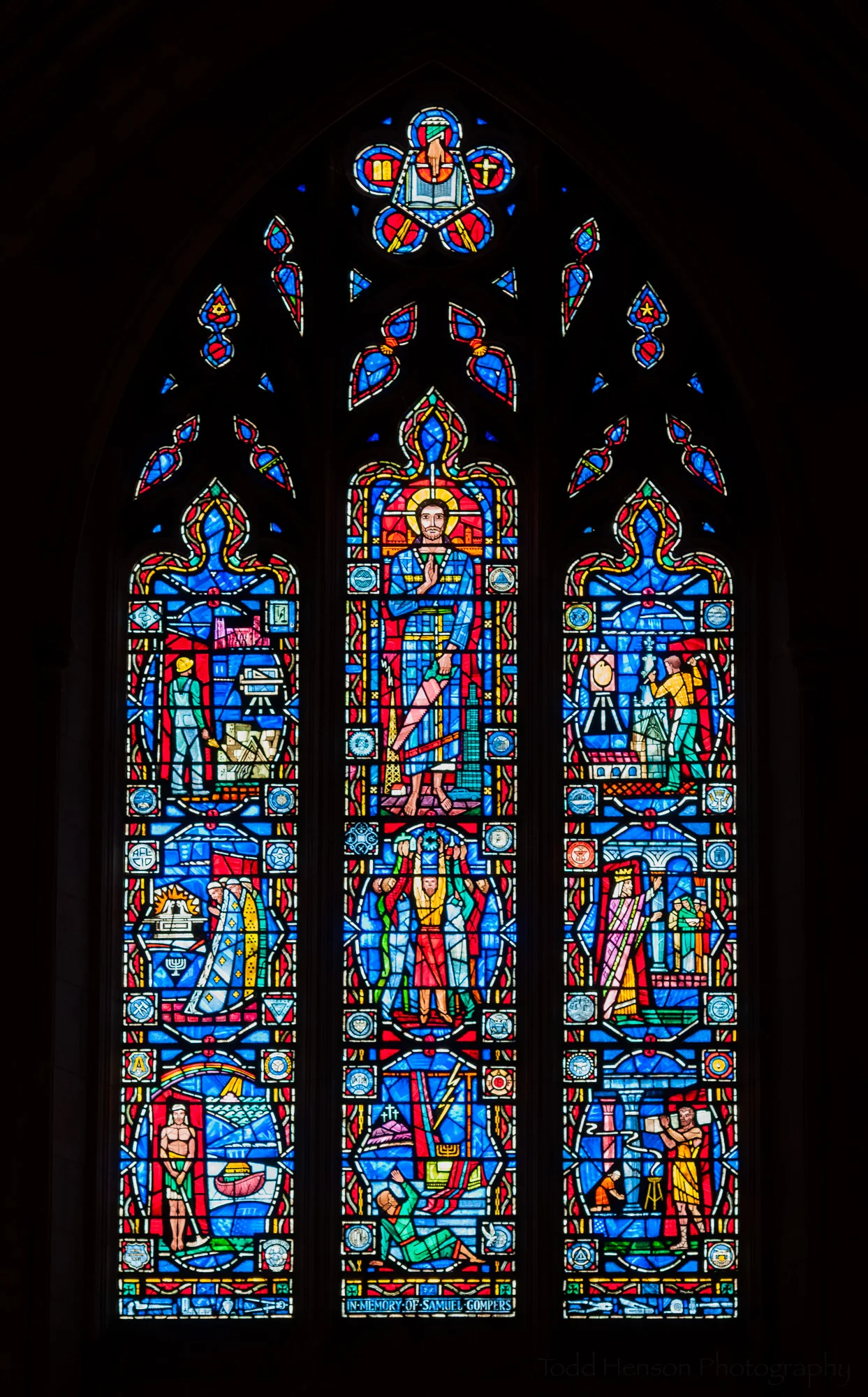 Labor Window, a stained glass window at Washington National Cathedral