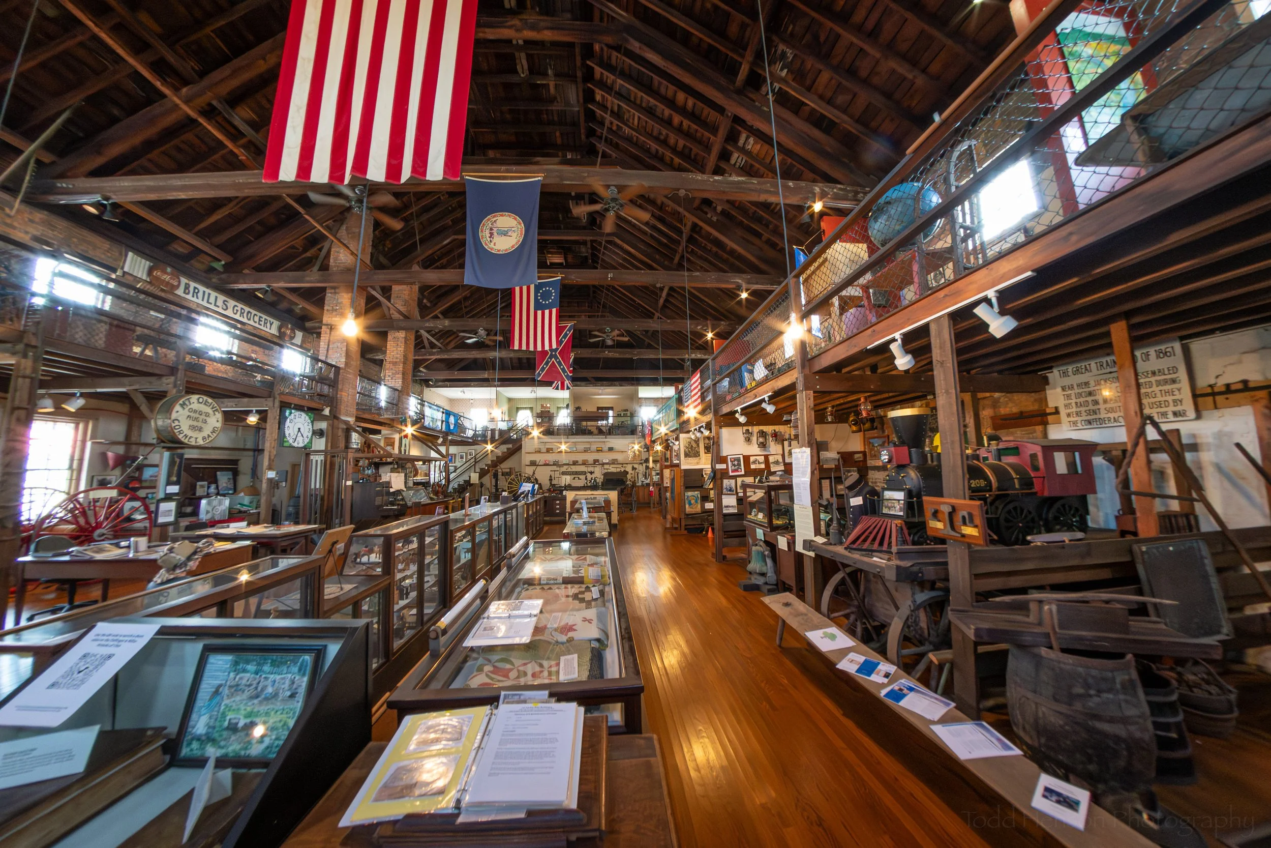 A view inside the Strasburg Museum