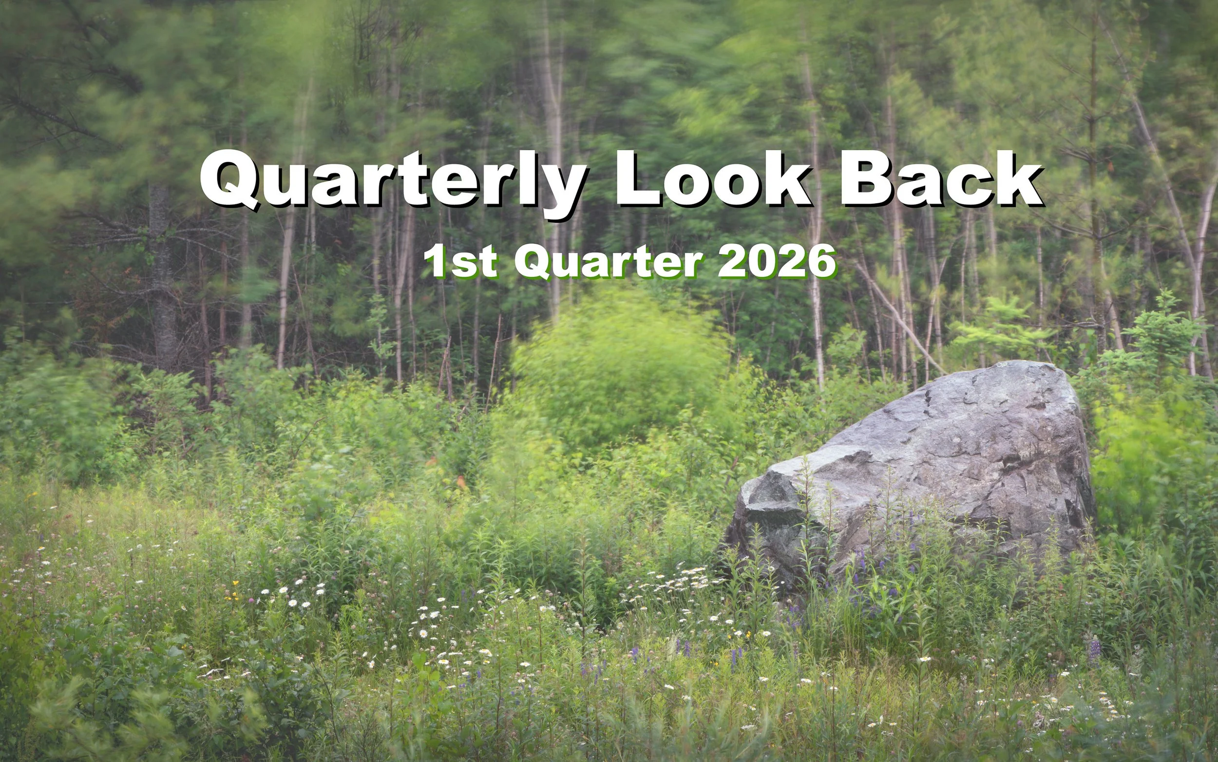 Quarterly Look Back - 1st Quarter 2026