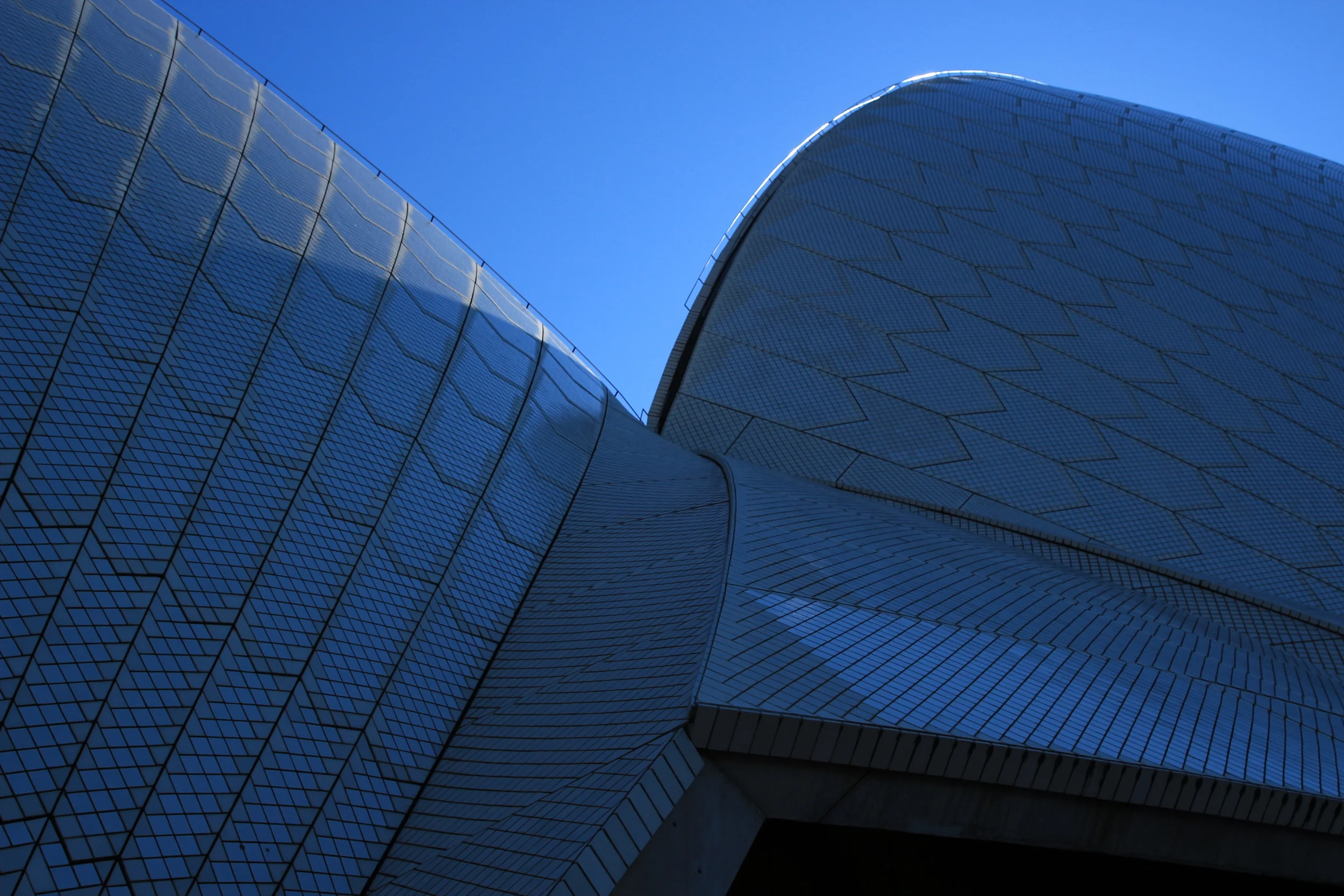 I arrived in Sydney this year for the Good Design awards. It was a fantastic event. I'm also very happy to say I received Good Design Selection! Of course, with the event a day away, took the opportunity to explore a bit with my coworker. While walking around Sydney I was just blown away by the beauty of the city. Specifically the architecture. More specifically....the Sydney Opera House. I highly recommend anyone who has been interested in Design or Architecture to come see it in person. I never imagined how much detail I would see up close. The "sails" were covered in tiles and patterned almost like the scales on a fish. 