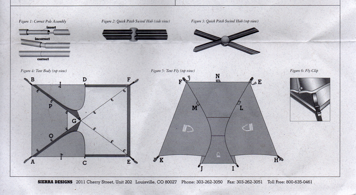 Sierra Designs Sirius 3 Tent User Manual Page 2.png