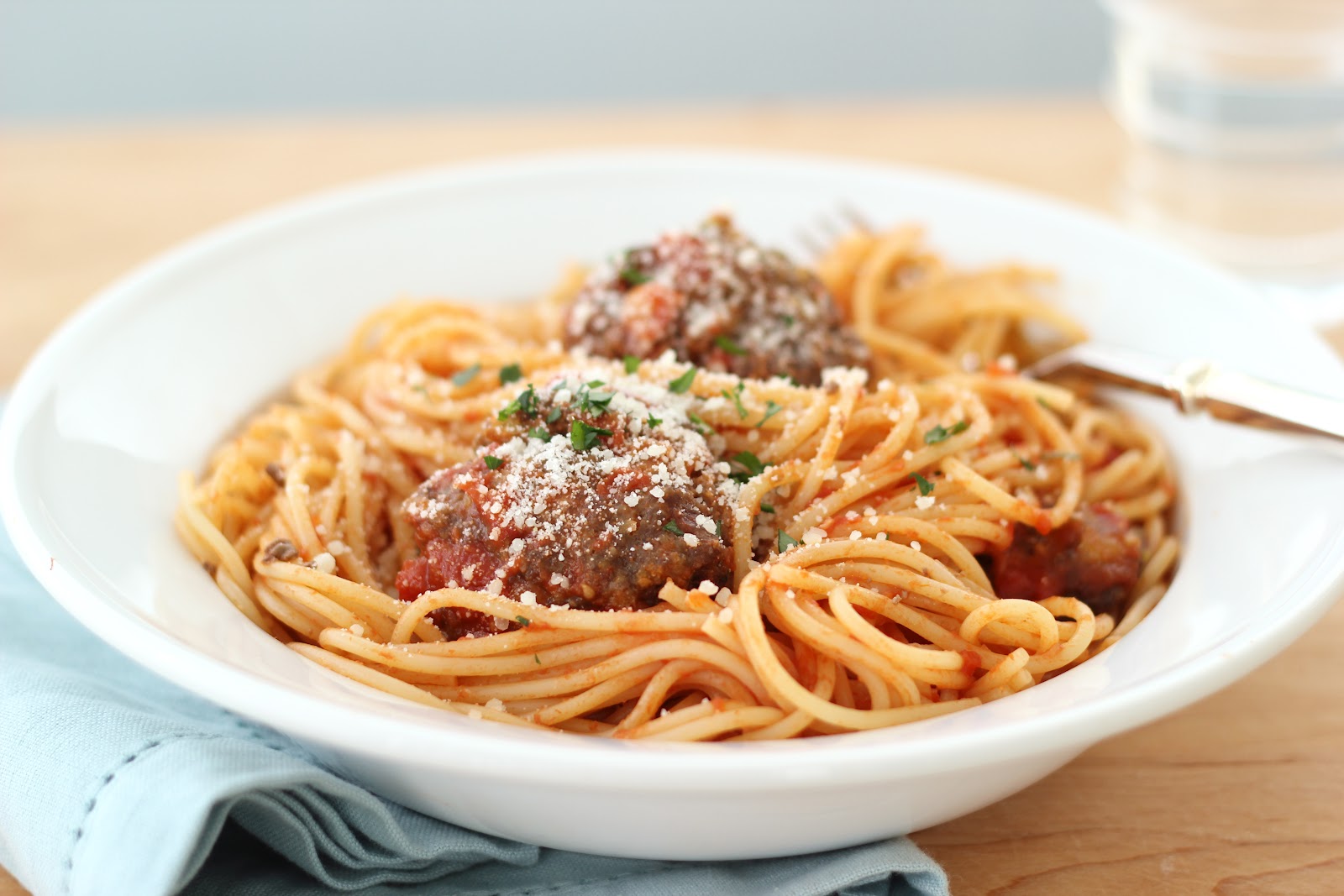 Home-Made Spaghetti & Meatballs