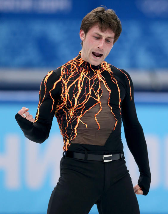 2: Brian Joubert of France looked positively “flashy”