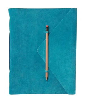 Slipped-in-Suede Journal